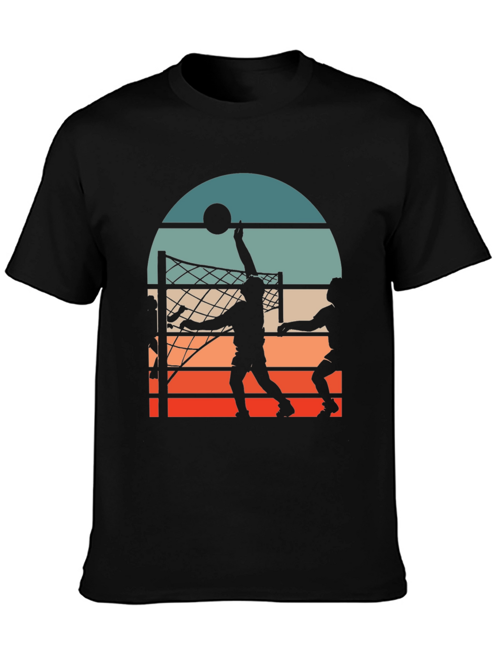 Volleyball Silhouette Graphic Tee