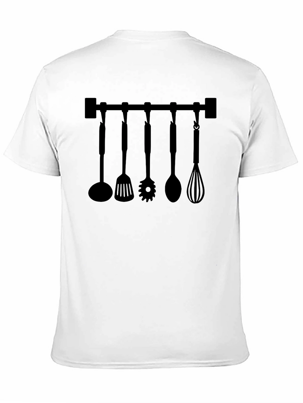 Chefs Kitchen Utensil Rack Graphic T-Shirt