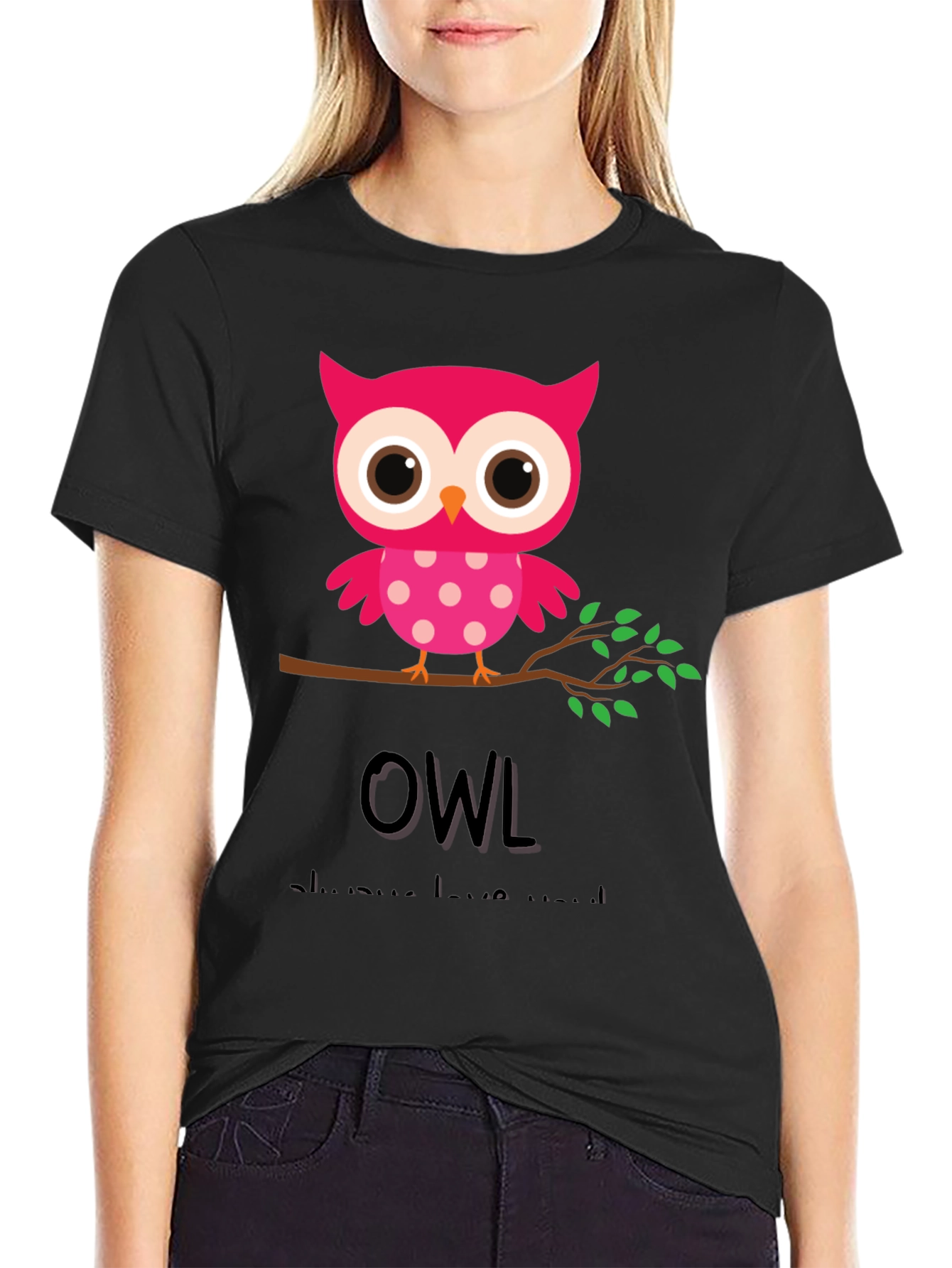 Cute Owl Graphic Tee - Always Love Yourself T-Shirt