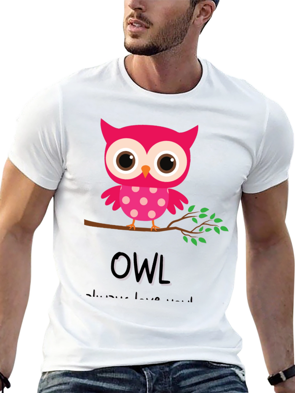 Cute Owl Graphic Tee - Always Love Yourself T-Shirt