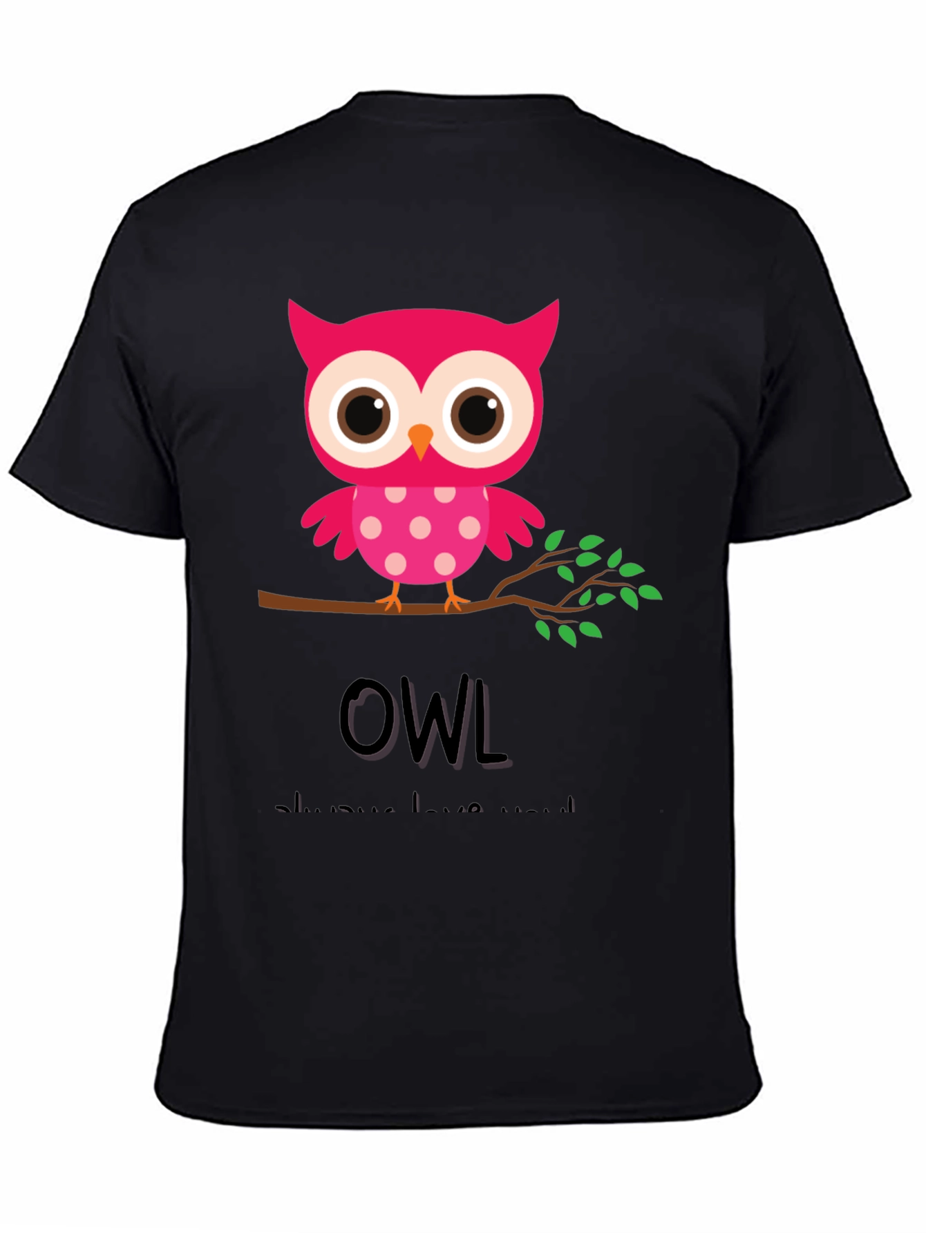 Cute Owl Graphic Tee - Always Love Yourself T-Shirt