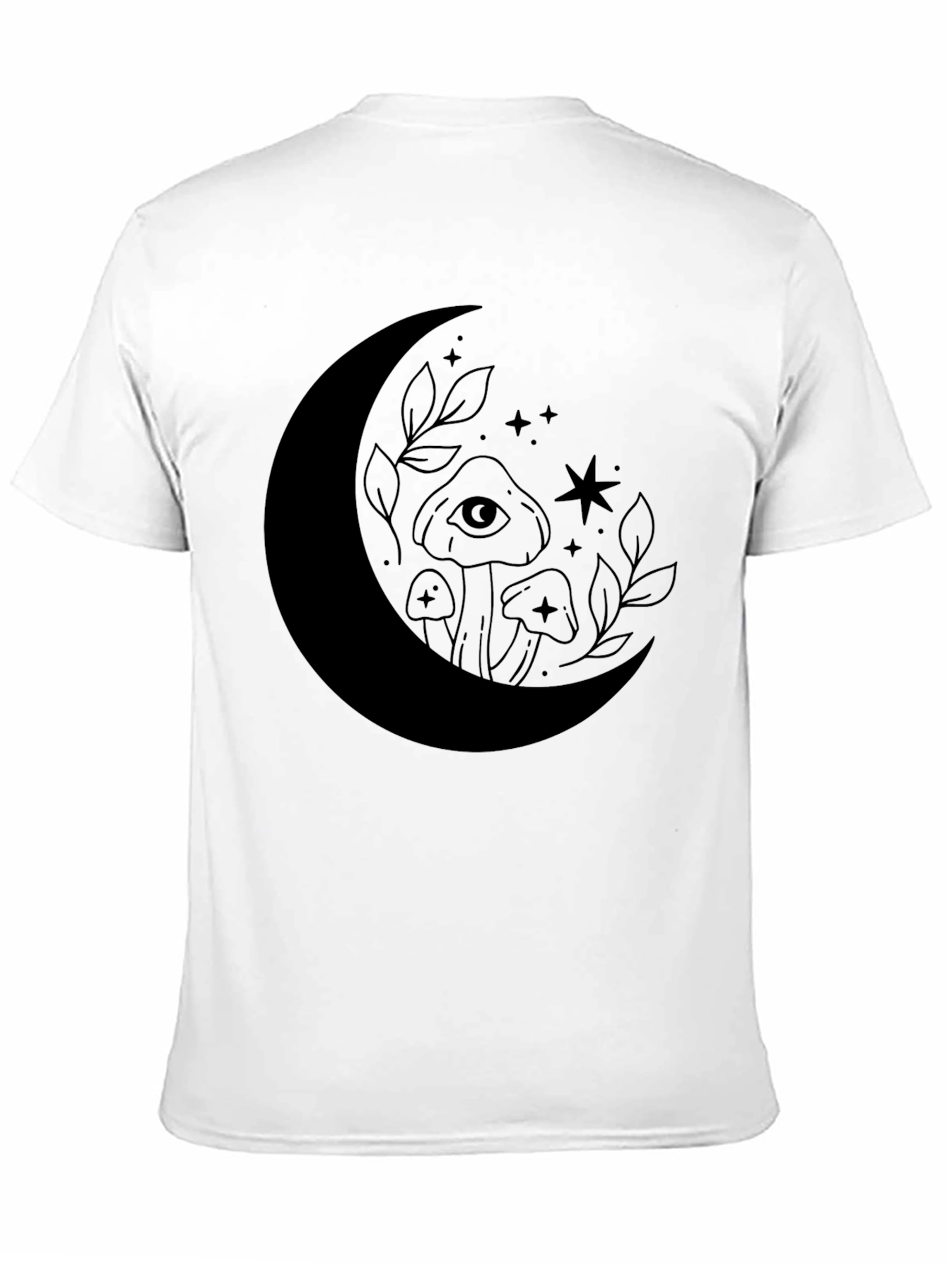 Mystic Moon Mushroom Graphic Tee