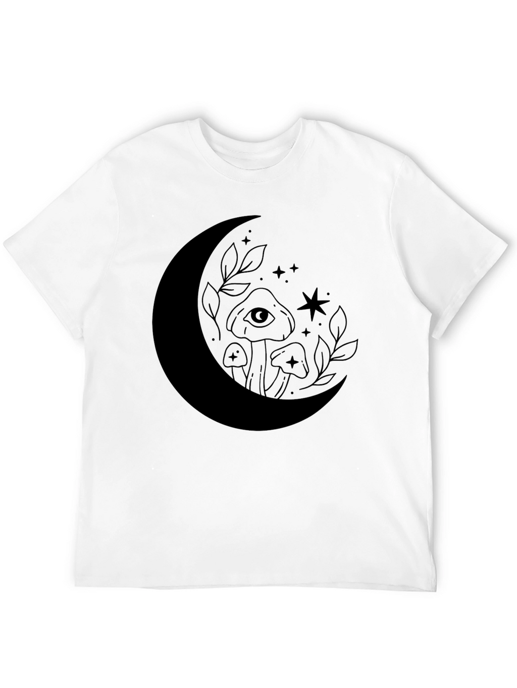 Mystic Moon Mushroom Graphic Tee