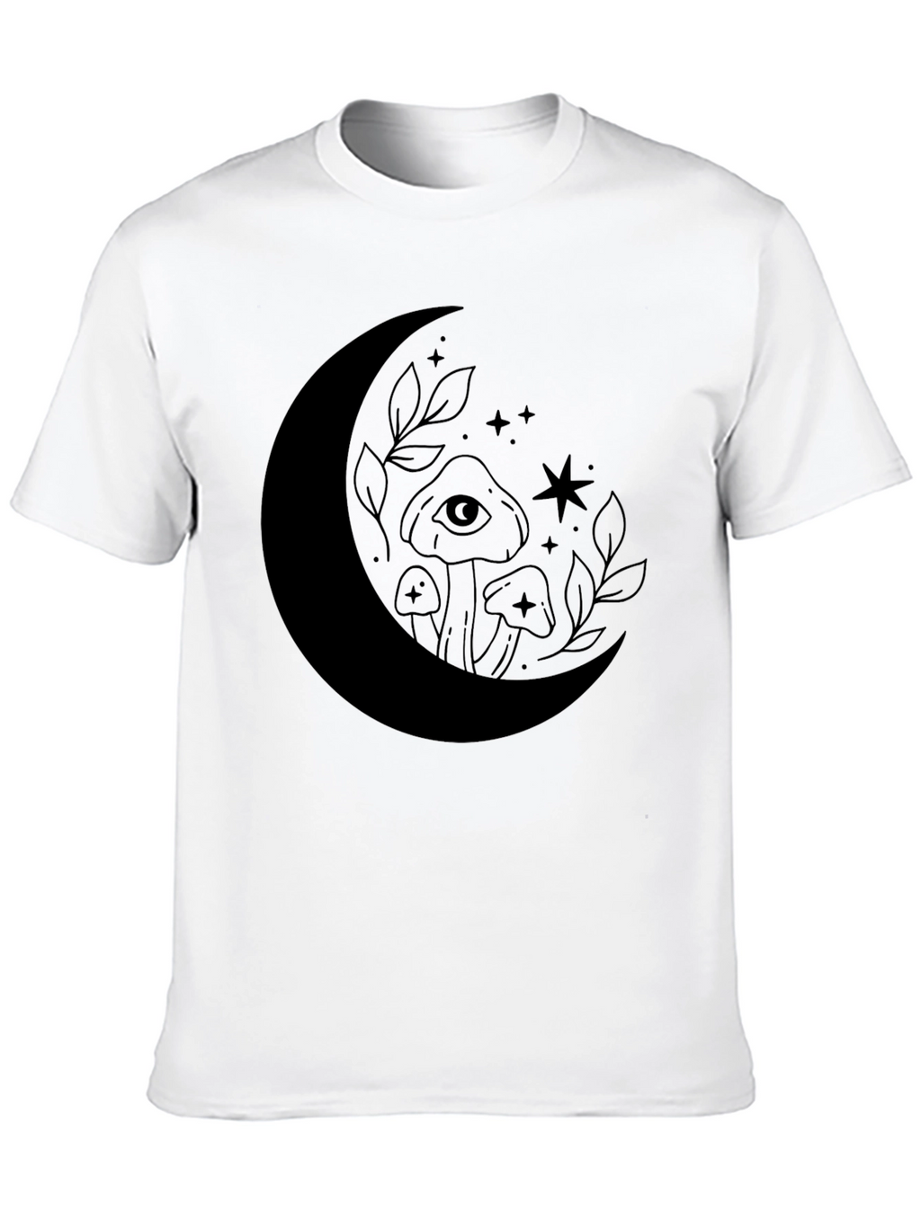 Mystic Moon Mushroom Graphic Tee