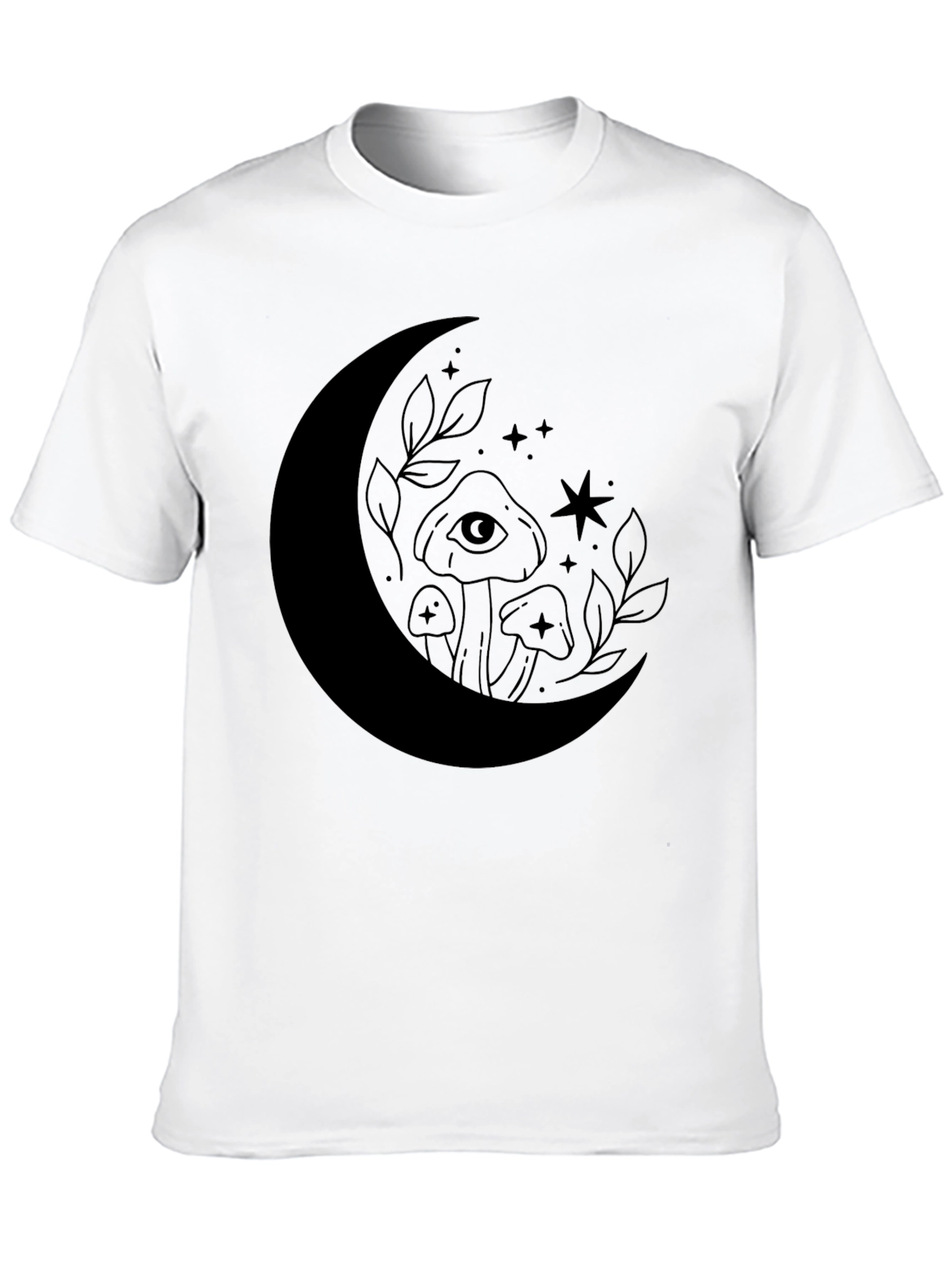 Mystic Moon Mushroom Graphic Tee