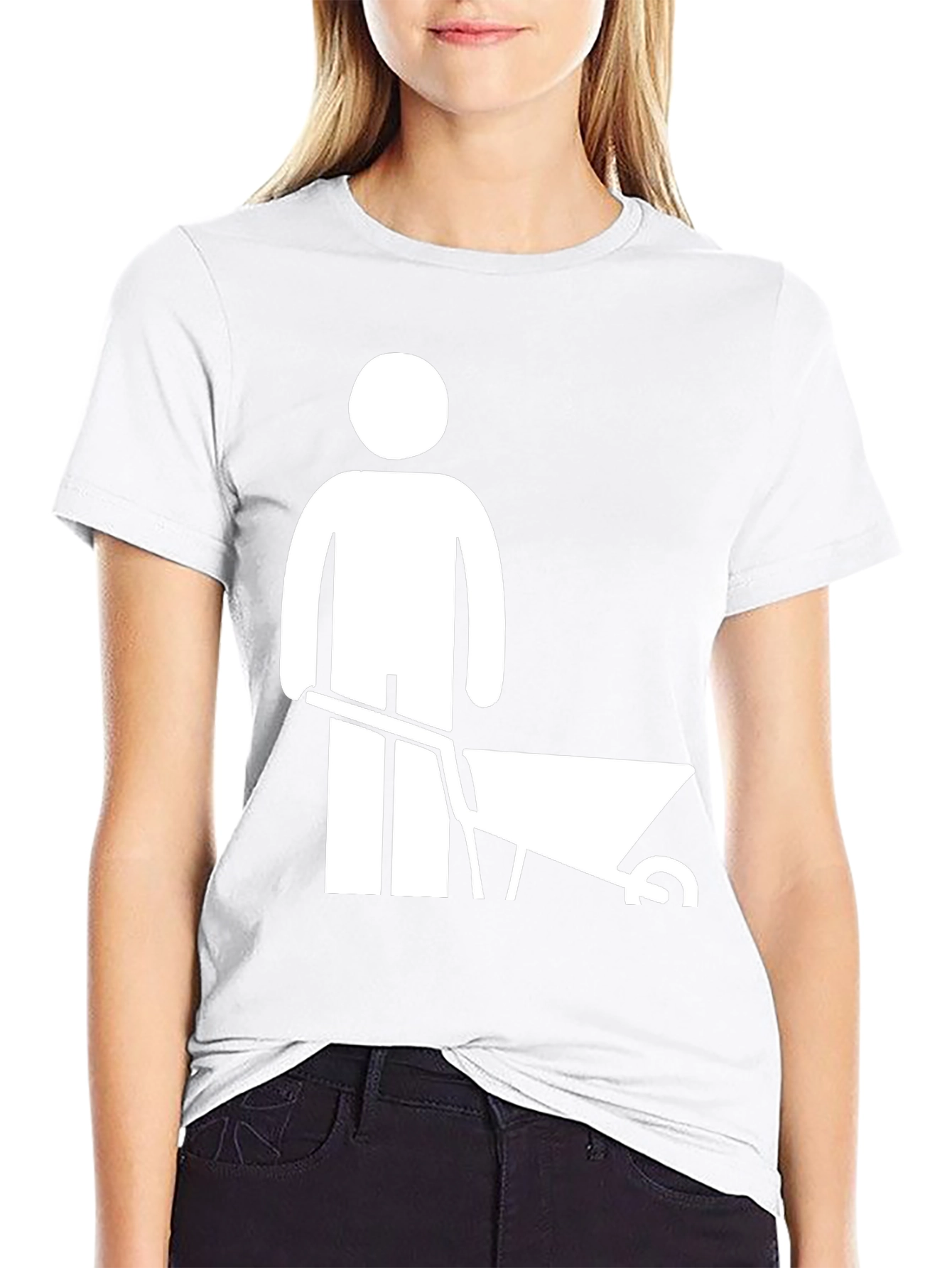 Funny Construction Worker Graphic T-Shirt