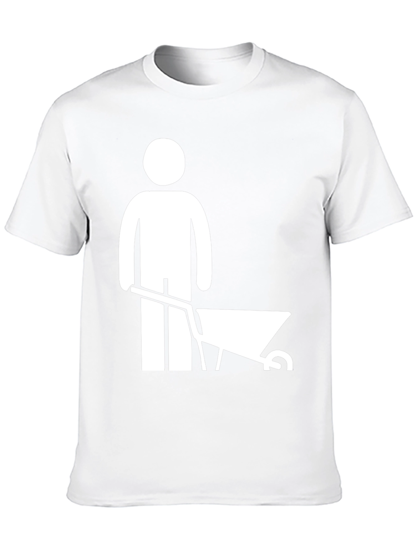 Funny Construction Worker Graphic T-Shirt
