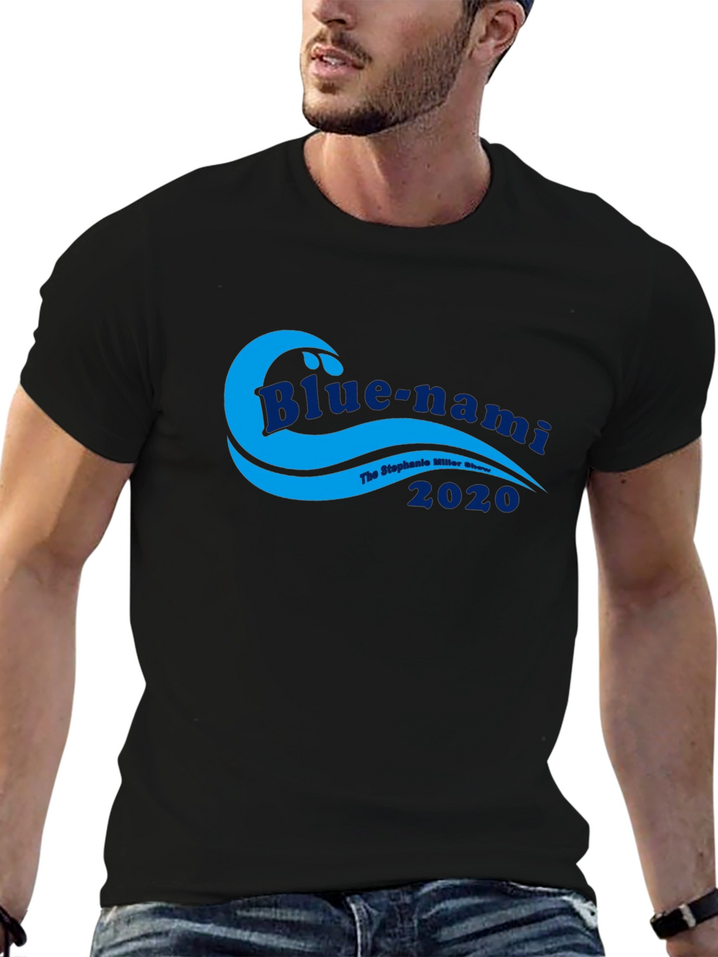 Blue-nami 2020 T-Shirt - The Stephanie Miller Show Tee