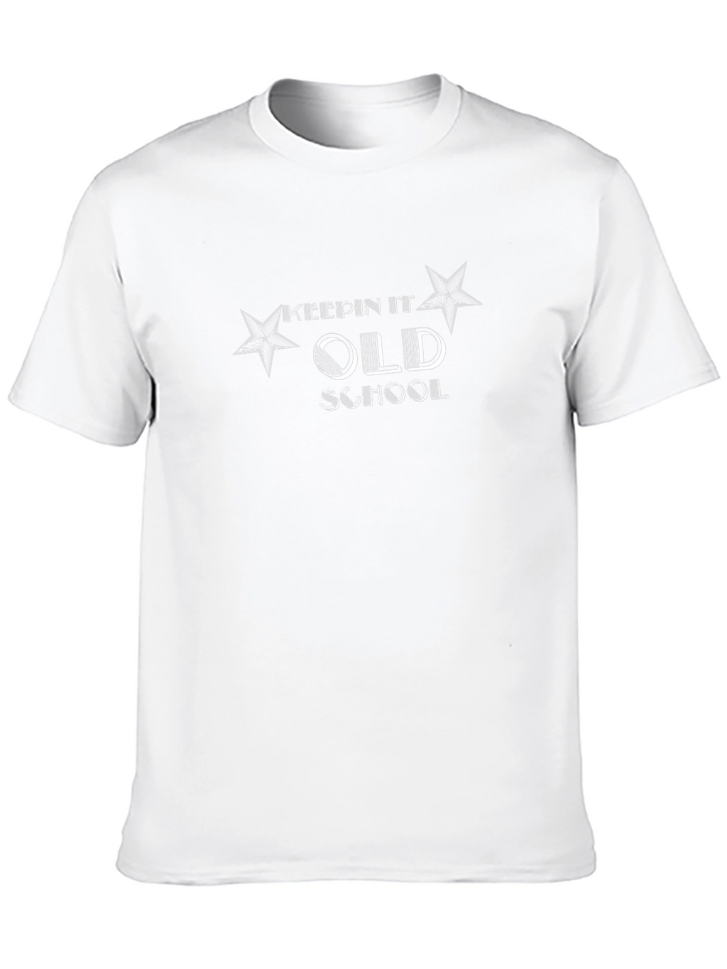 Keepin It Old School Black Graphic Tee