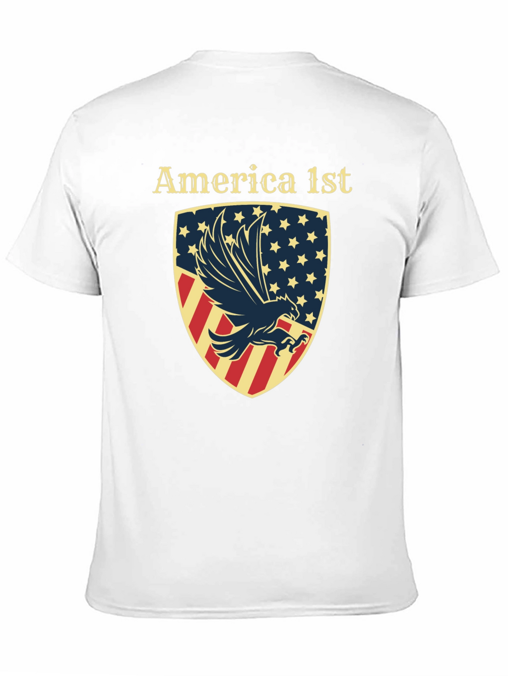 America First Eagle Shield Graphic T-Shirt