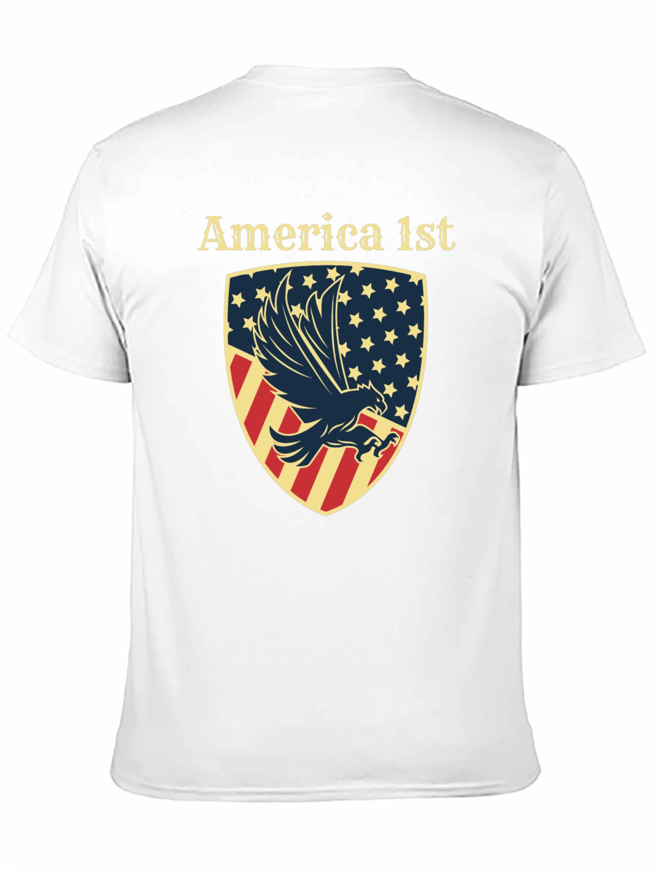 America First Eagle Shield Graphic T-Shirt