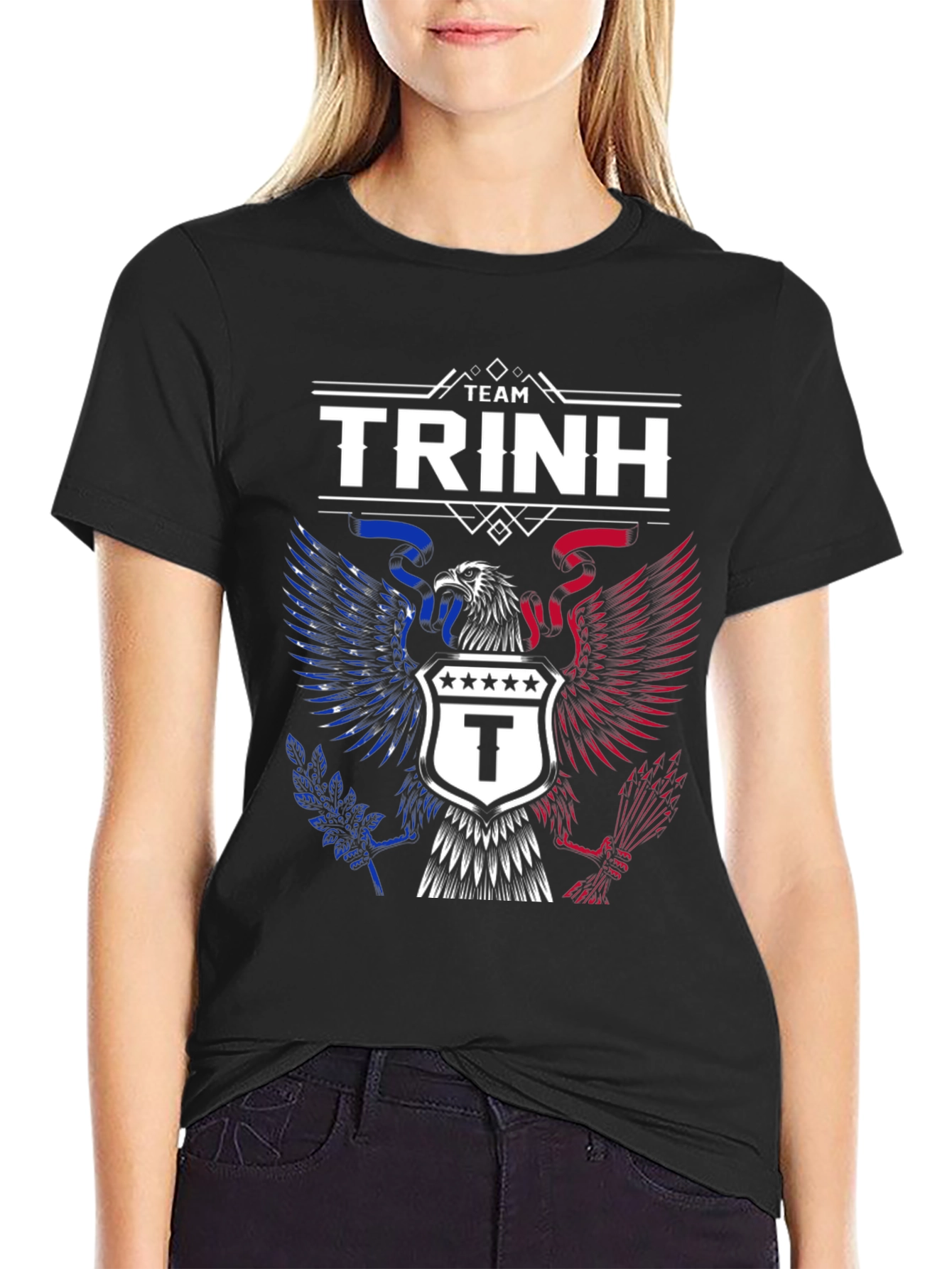 Team TRINH Patriotic Eagle T-Shirt
