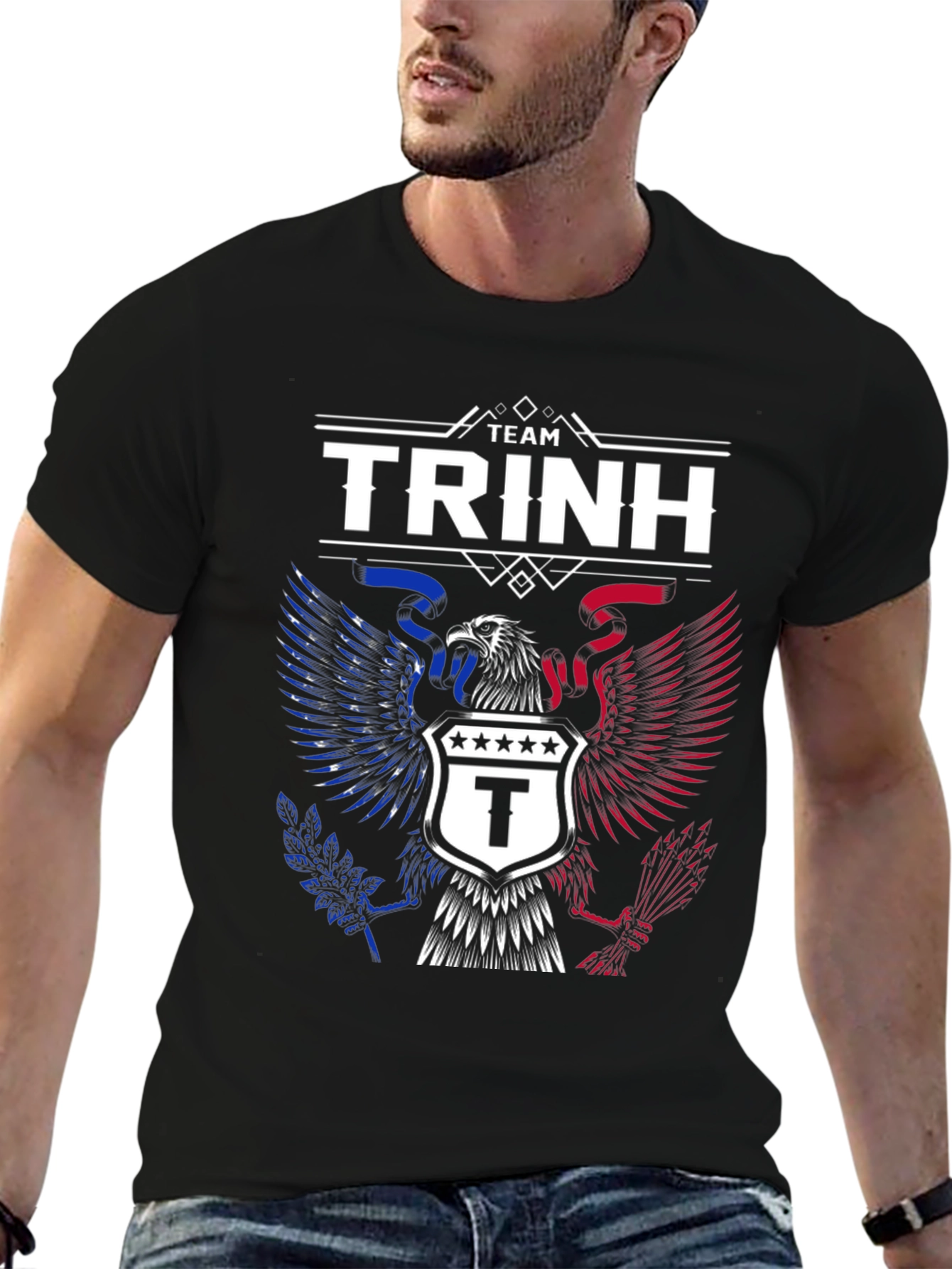 Team TRINH Patriotic Eagle T-Shirt