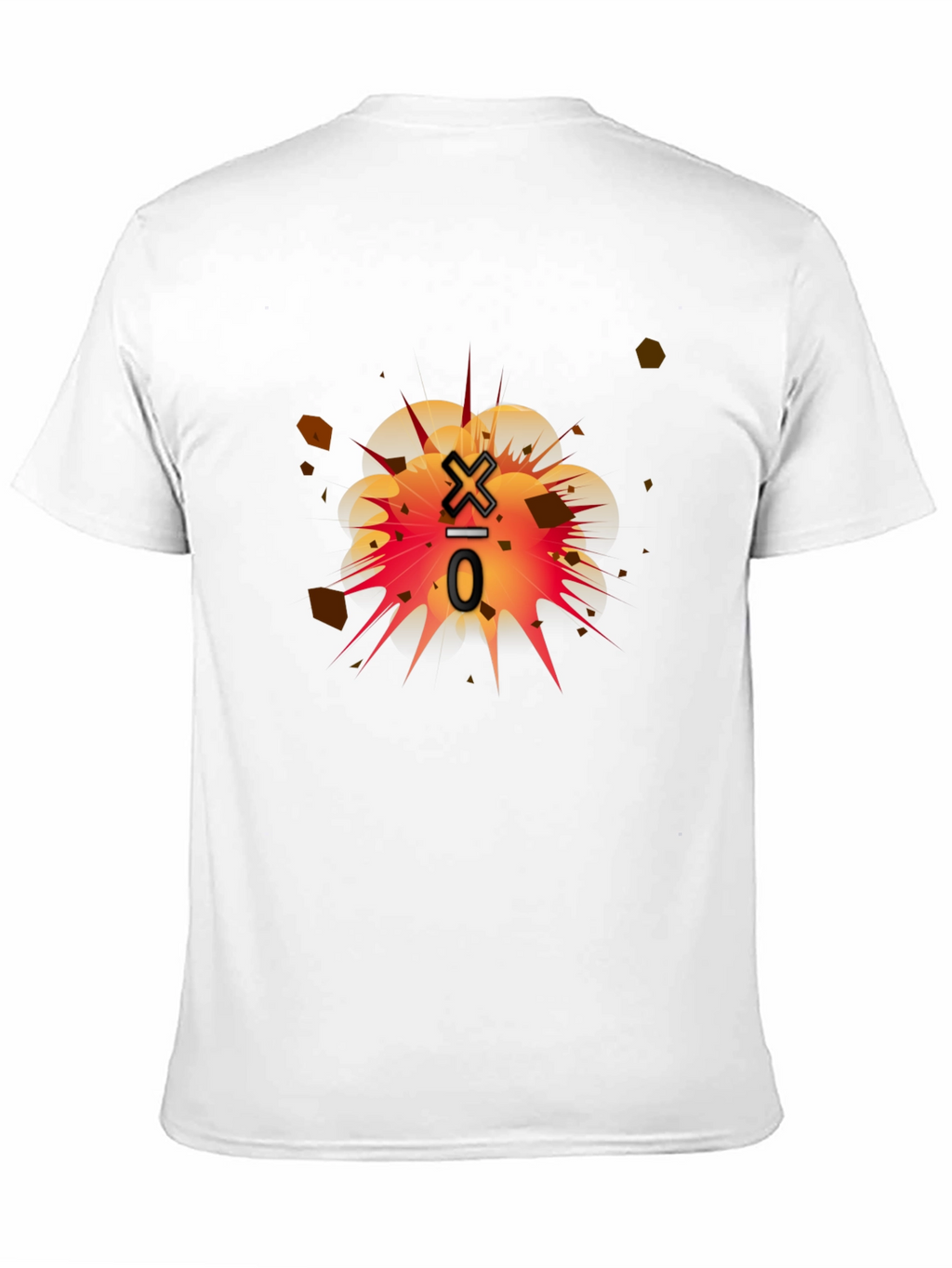 Exploding Division Black Graphic Tee