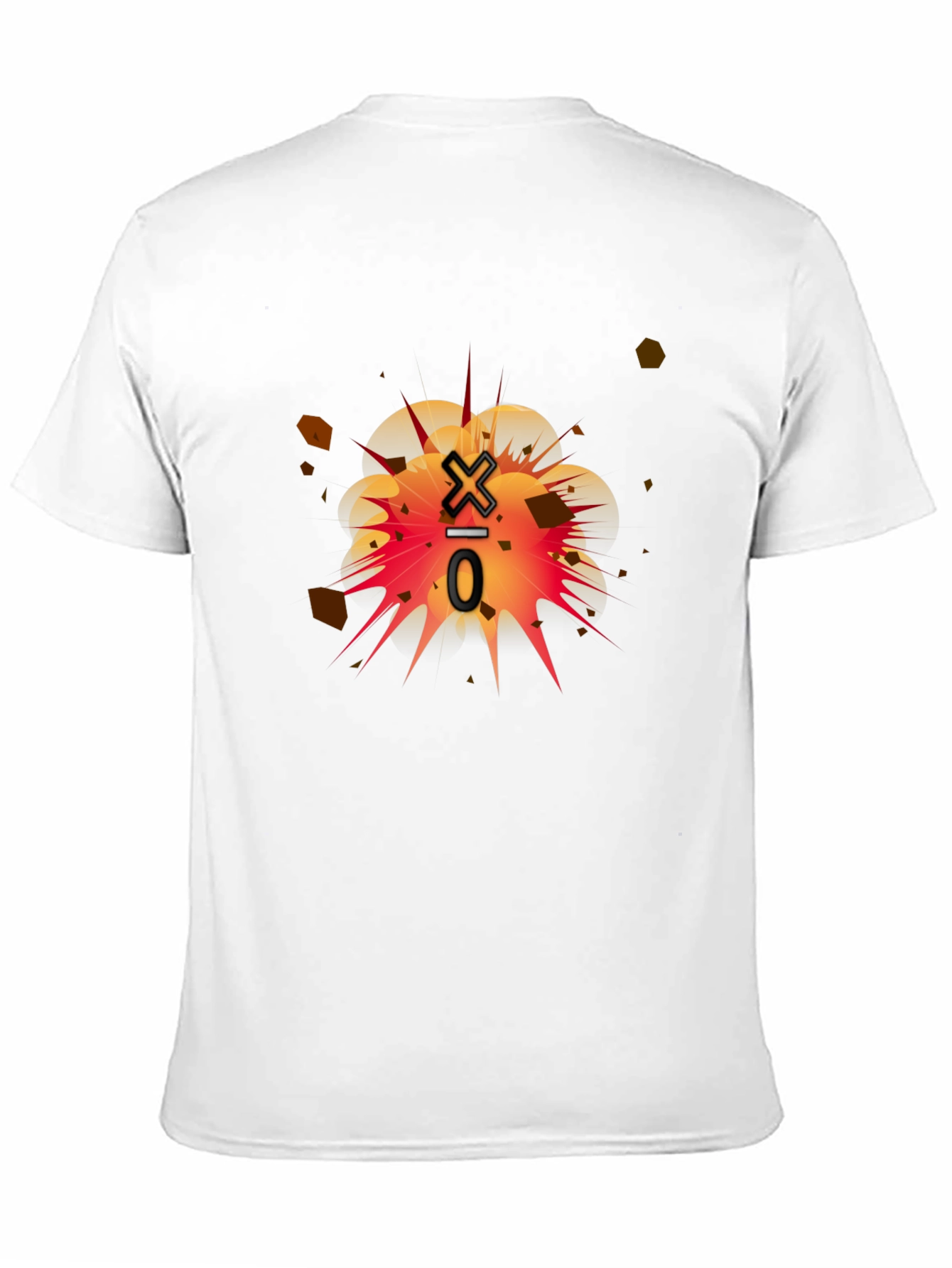 Exploding Division Black Graphic Tee