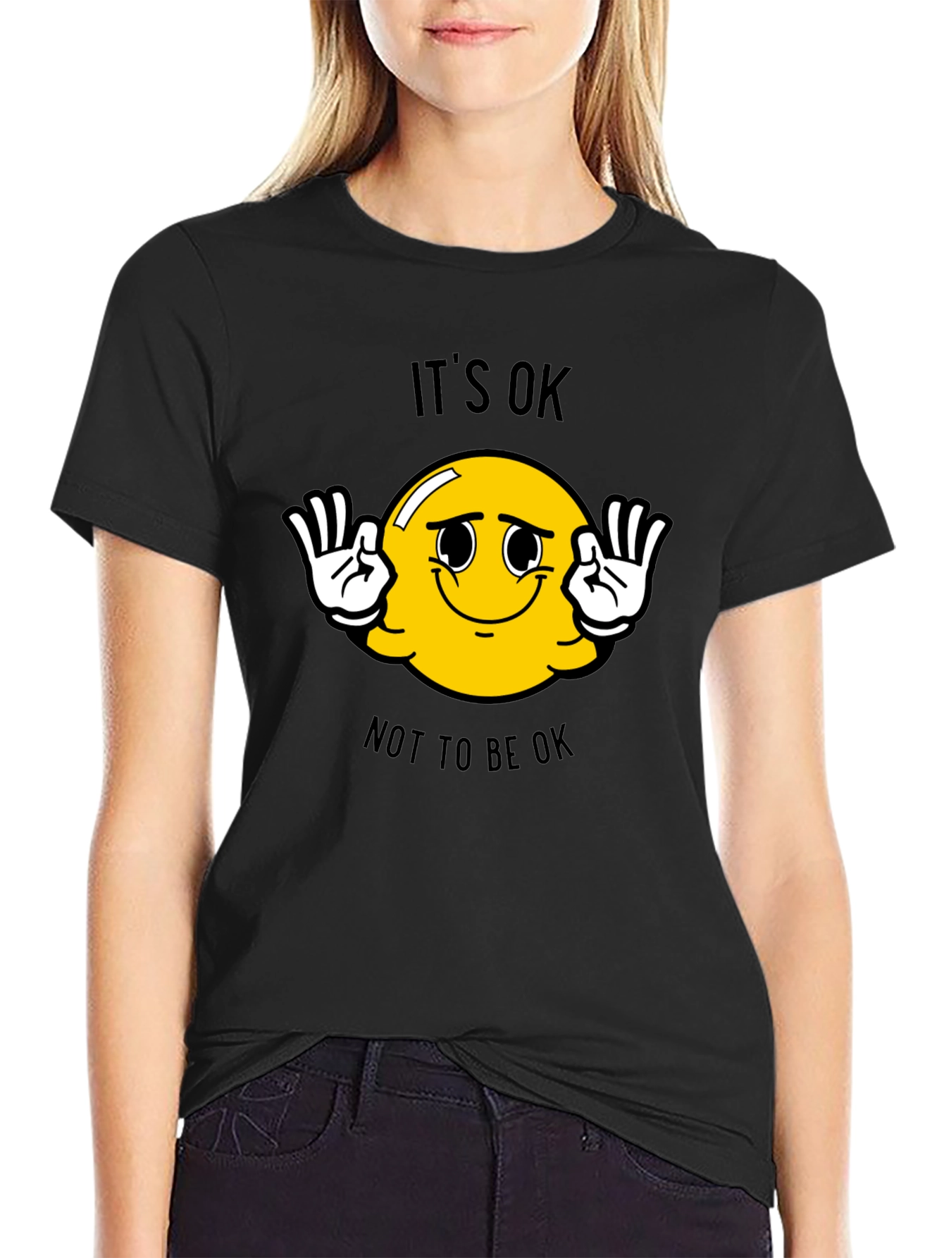 Its OK T-Shirt - Smiley Face Graphic Tee