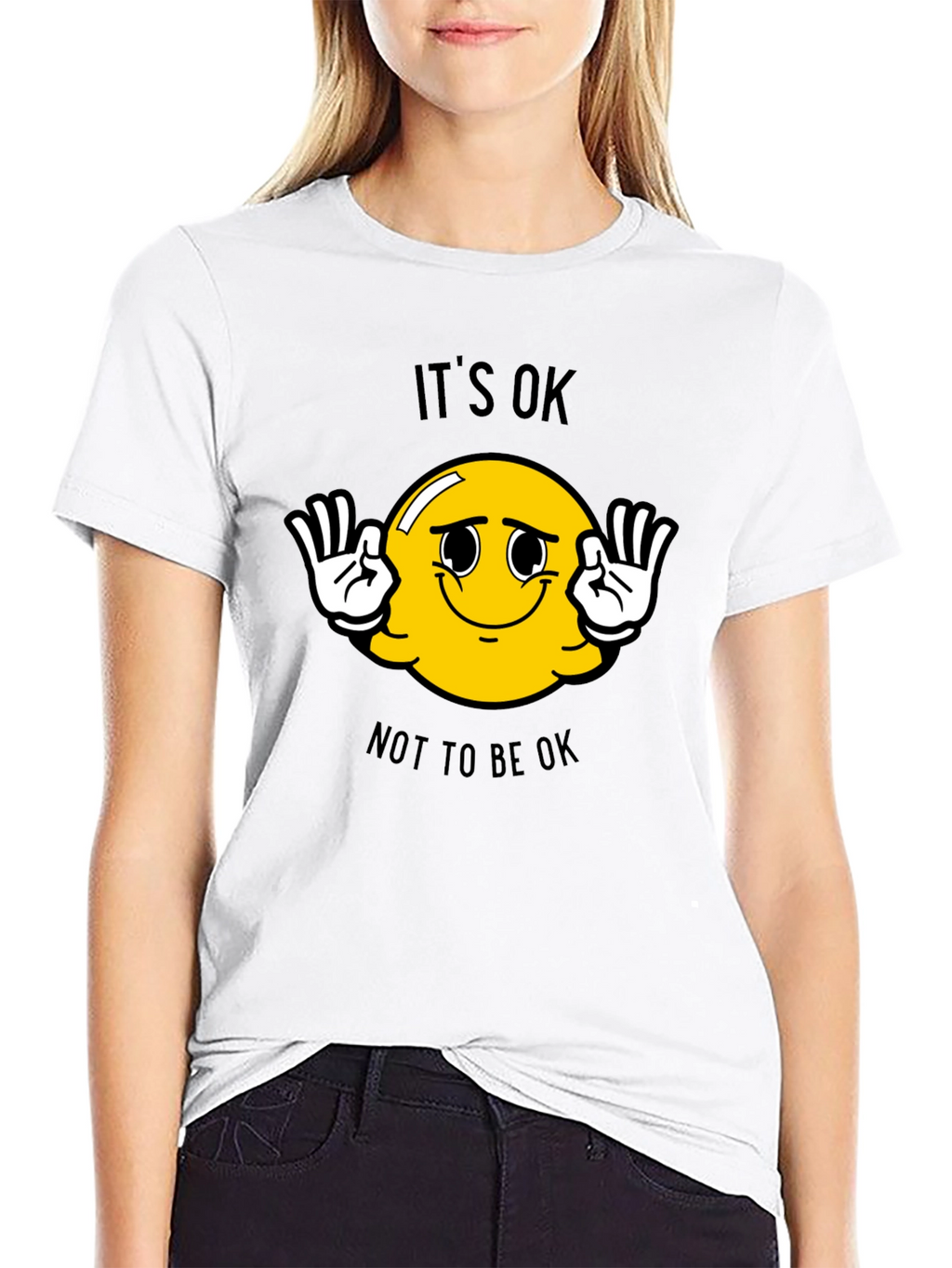 Its OK T-Shirt - Smiley Face Graphic Tee