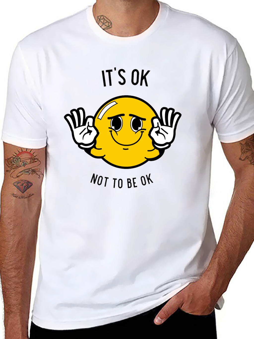 Its OK T-Shirt - Smiley Face Graphic Tee