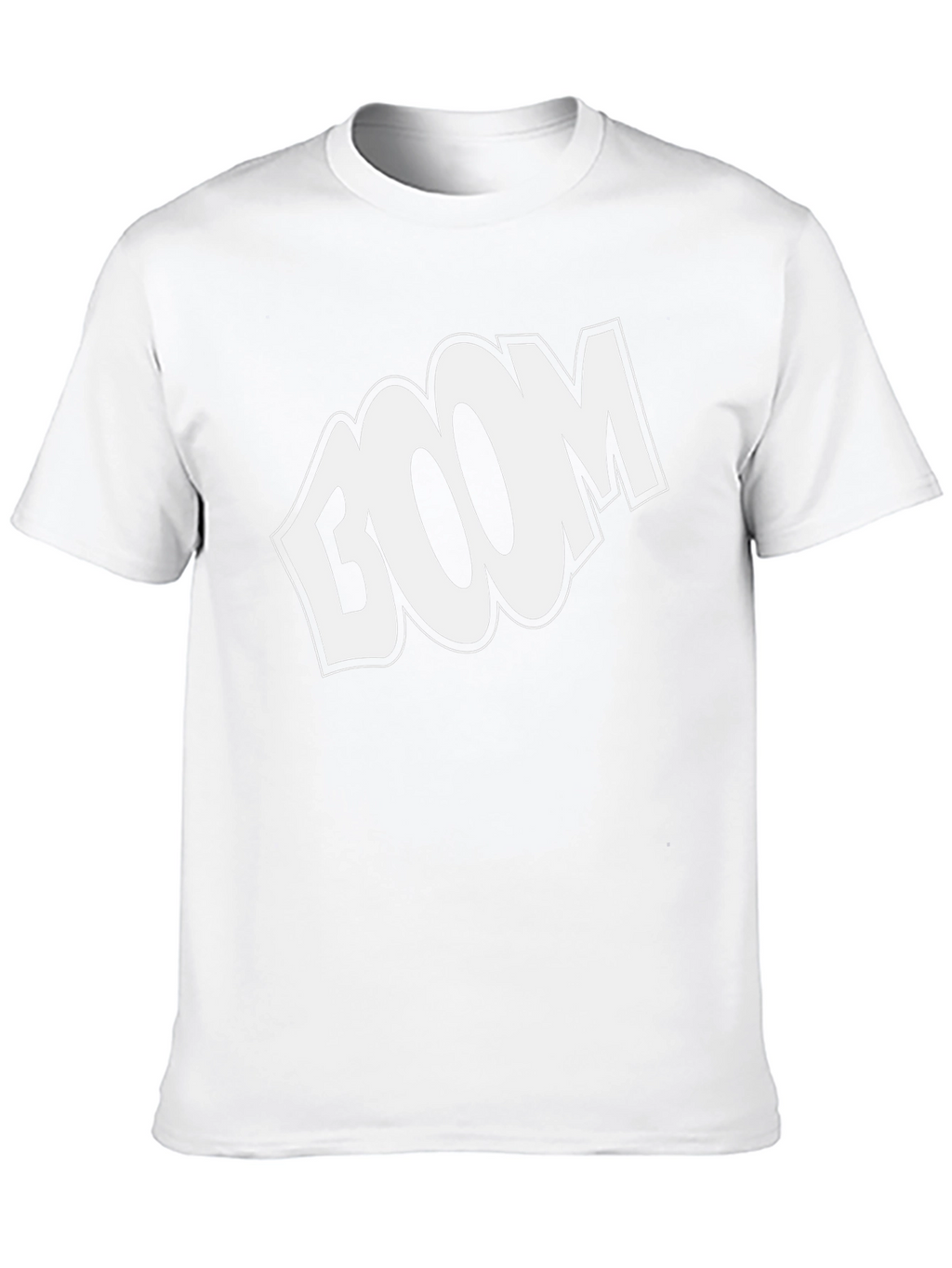 BOOM Graphic Print Black T-Shirt