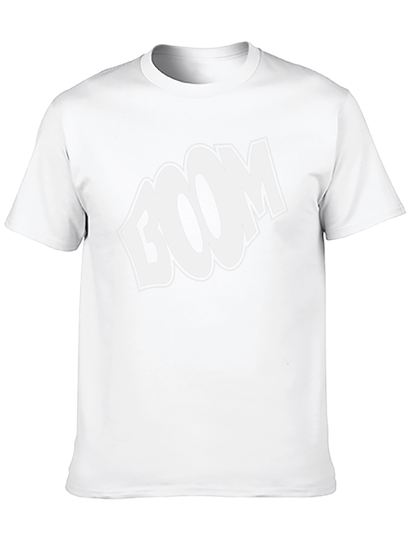 BOOM Graphic Print Black T-Shirt