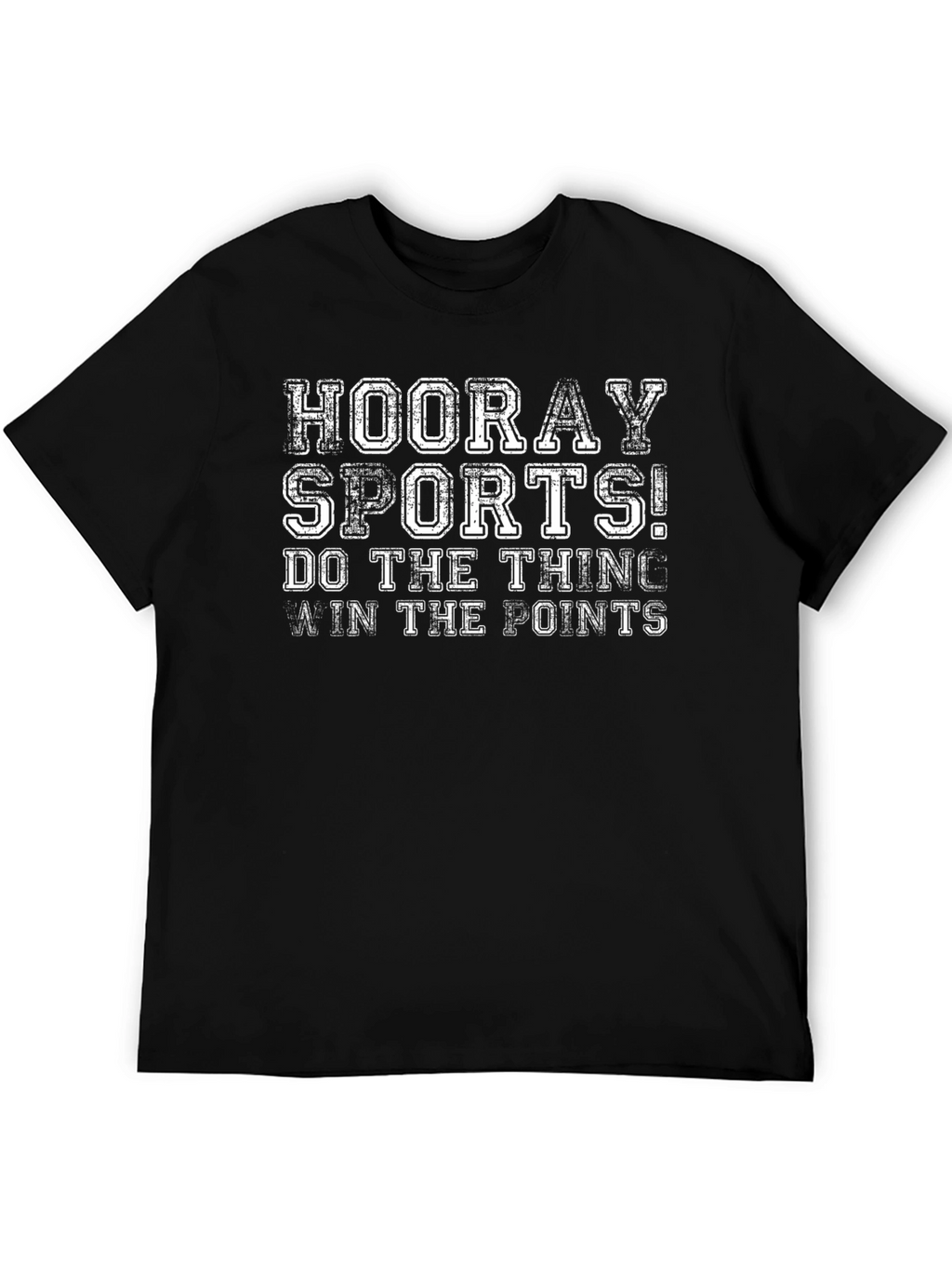 Hooray Sports Graphic T-Shirt - Black