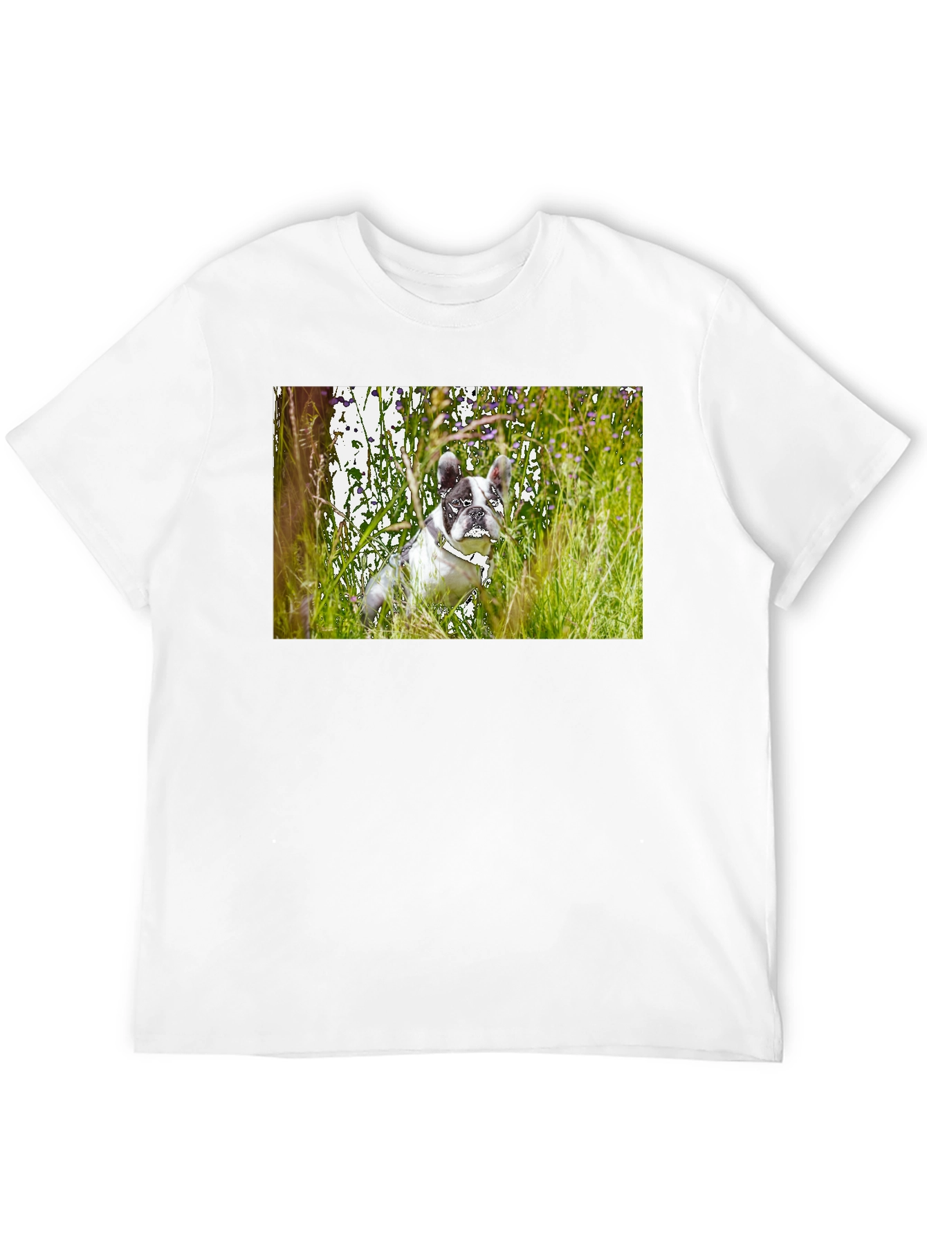 Dog T-Shirt - Black Short Sleeve Graphic Tee