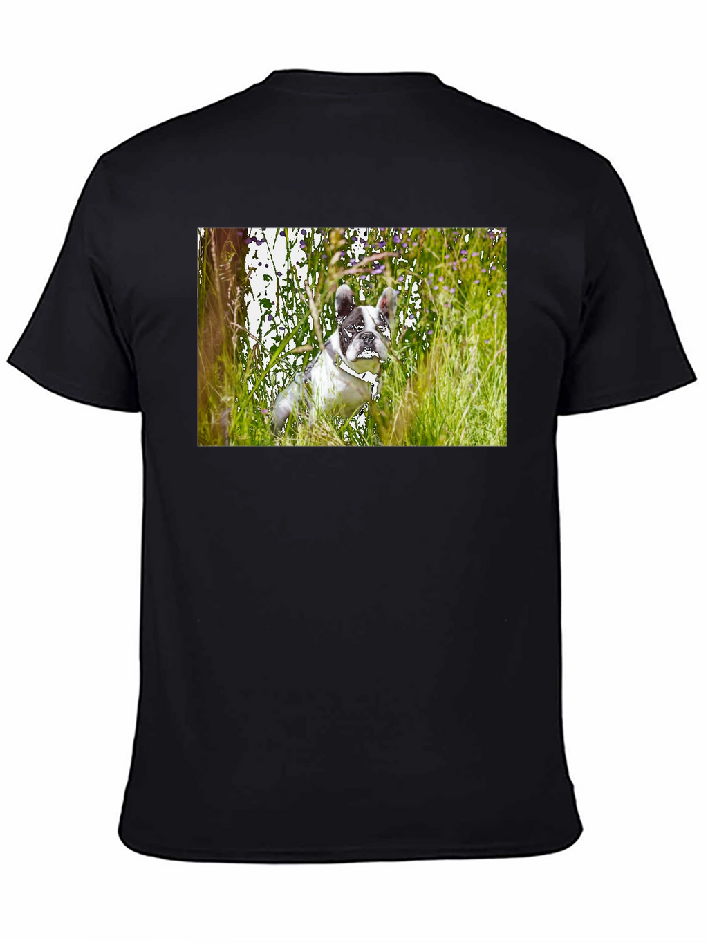 Dog T-Shirt - Black Short Sleeve Graphic Tee
