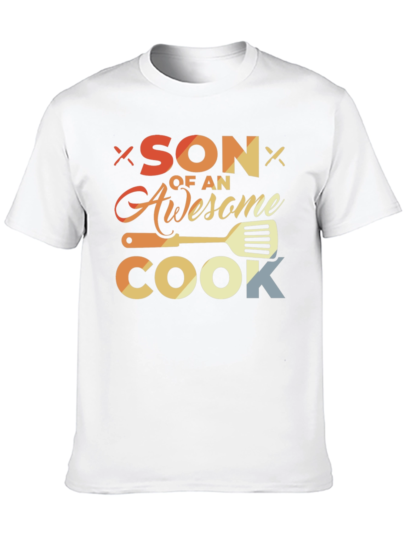 Son of an Awesome Cook Black T-Shirt