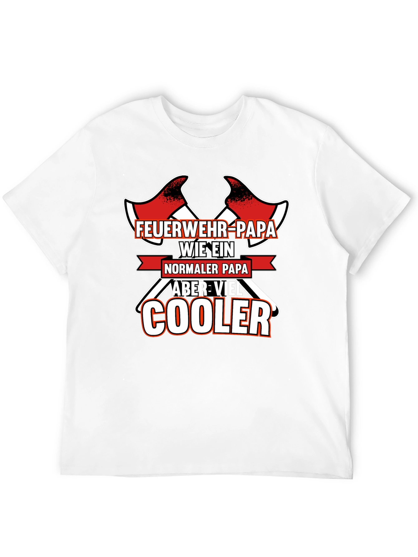 Feuerwehr Papa T-Shirt