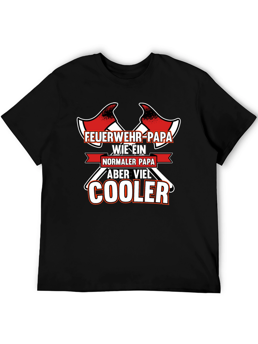 Feuerwehr Papa T-Shirt