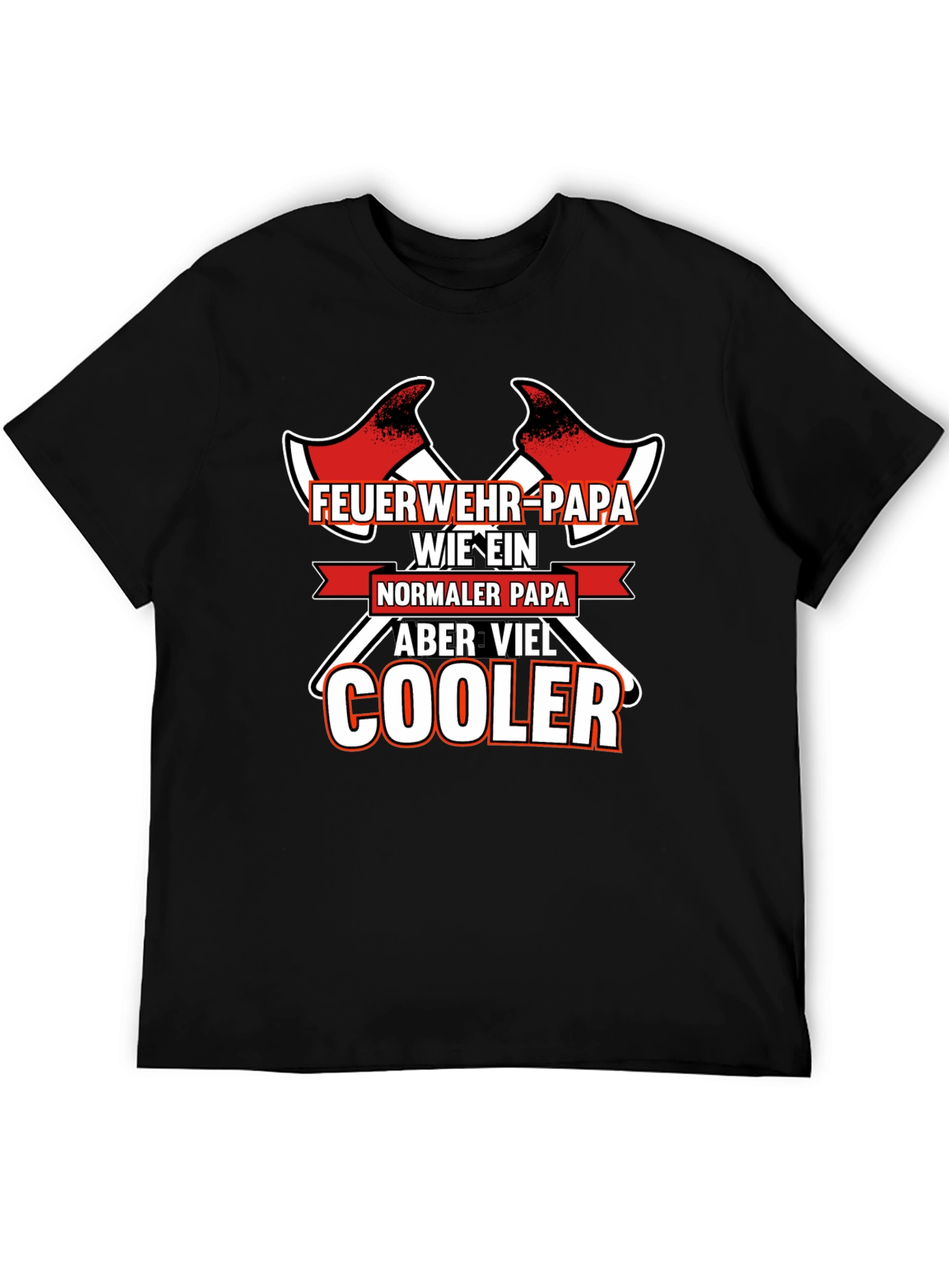 Feuerwehr Papa T-Shirt