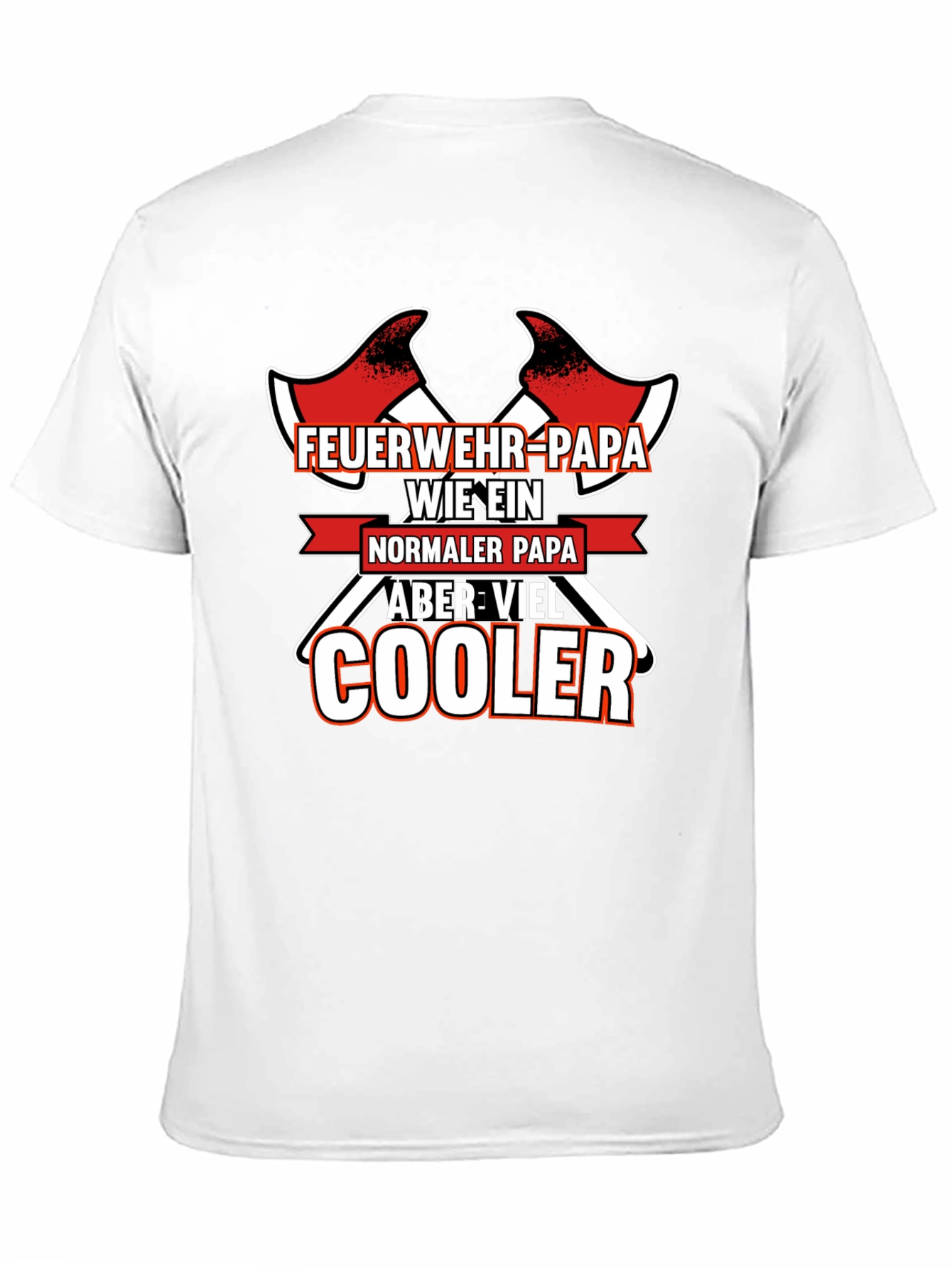 Feuerwehr Papa T-Shirt