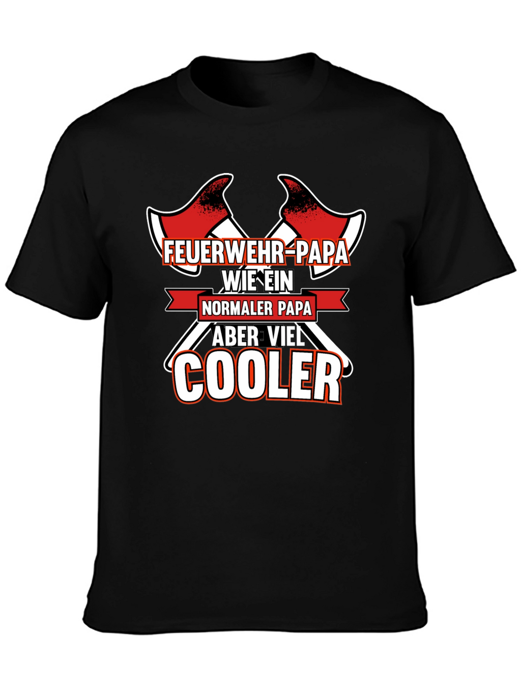 Feuerwehr Papa T-Shirt