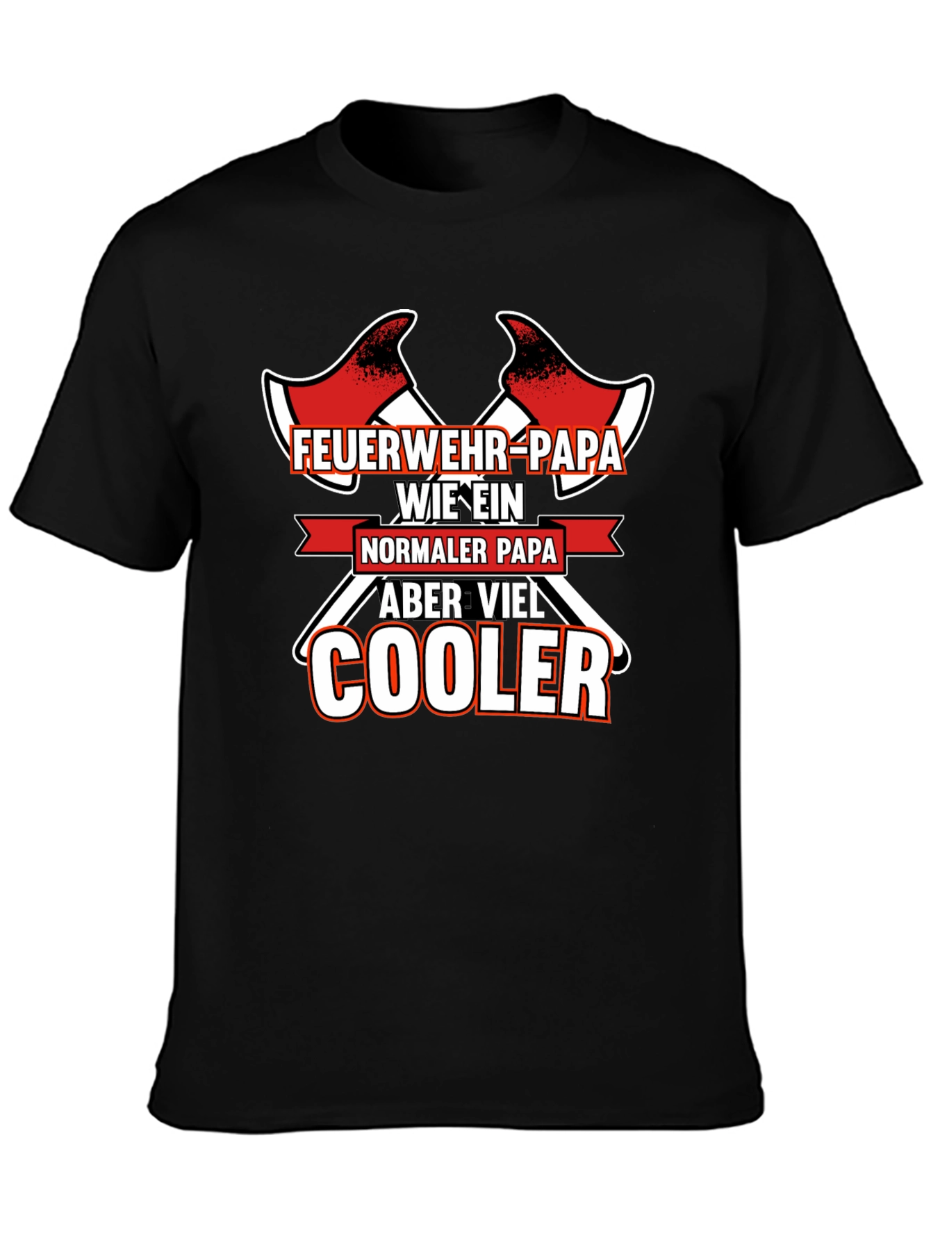 Feuerwehr Papa T-Shirt