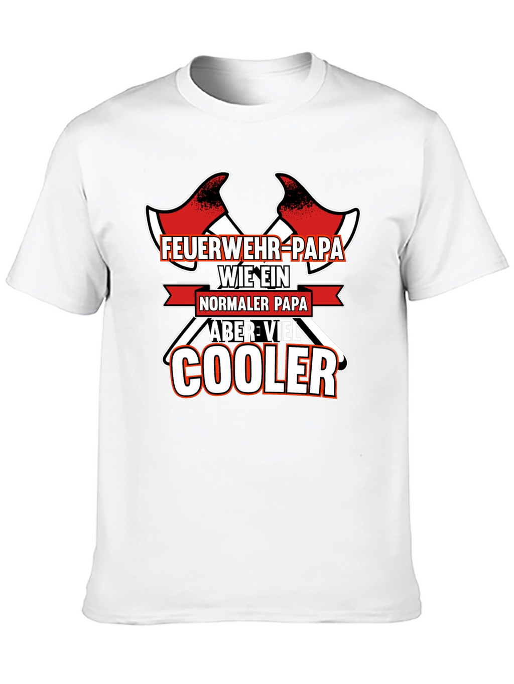 Feuerwehr Papa T-Shirt