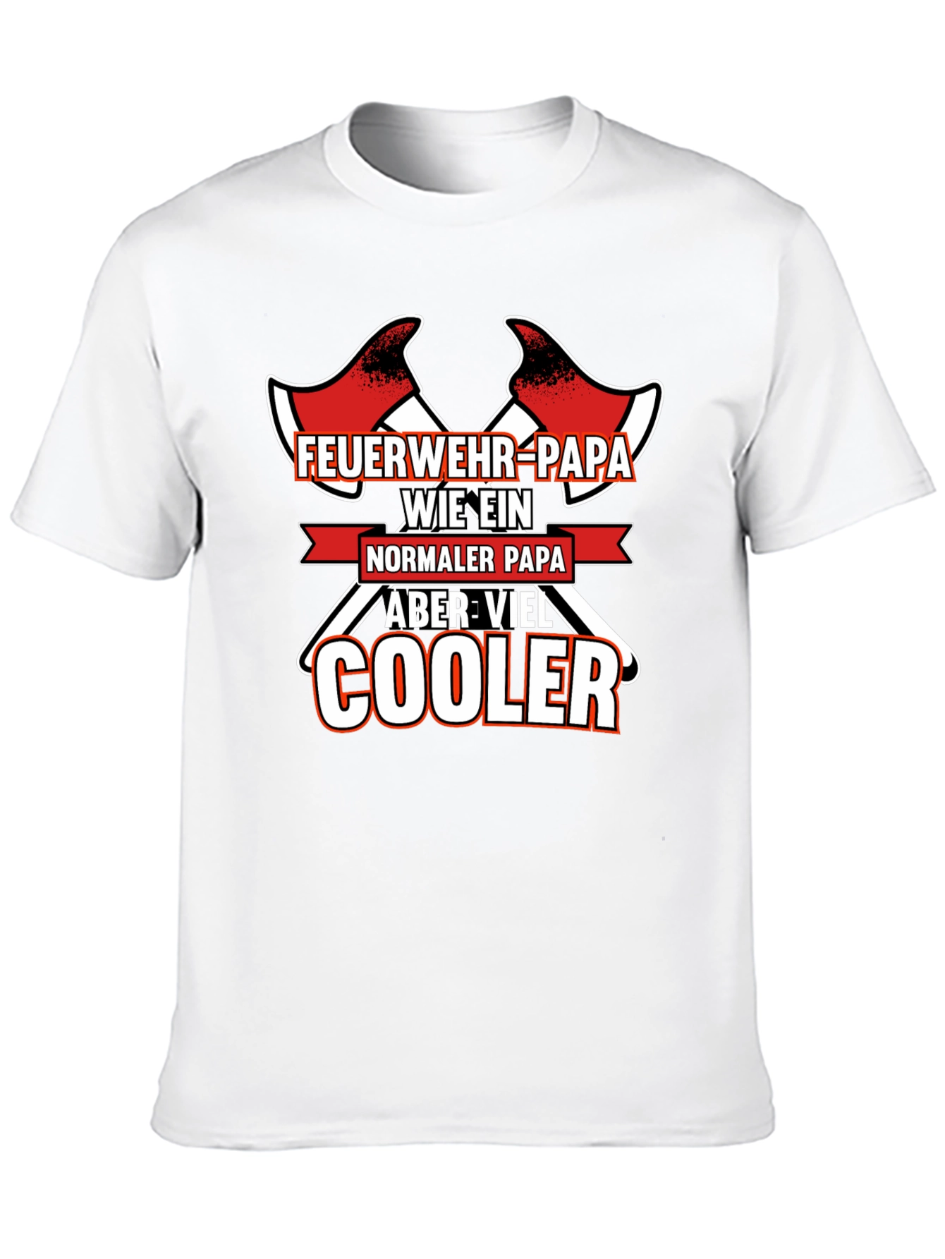 Feuerwehr Papa T-Shirt