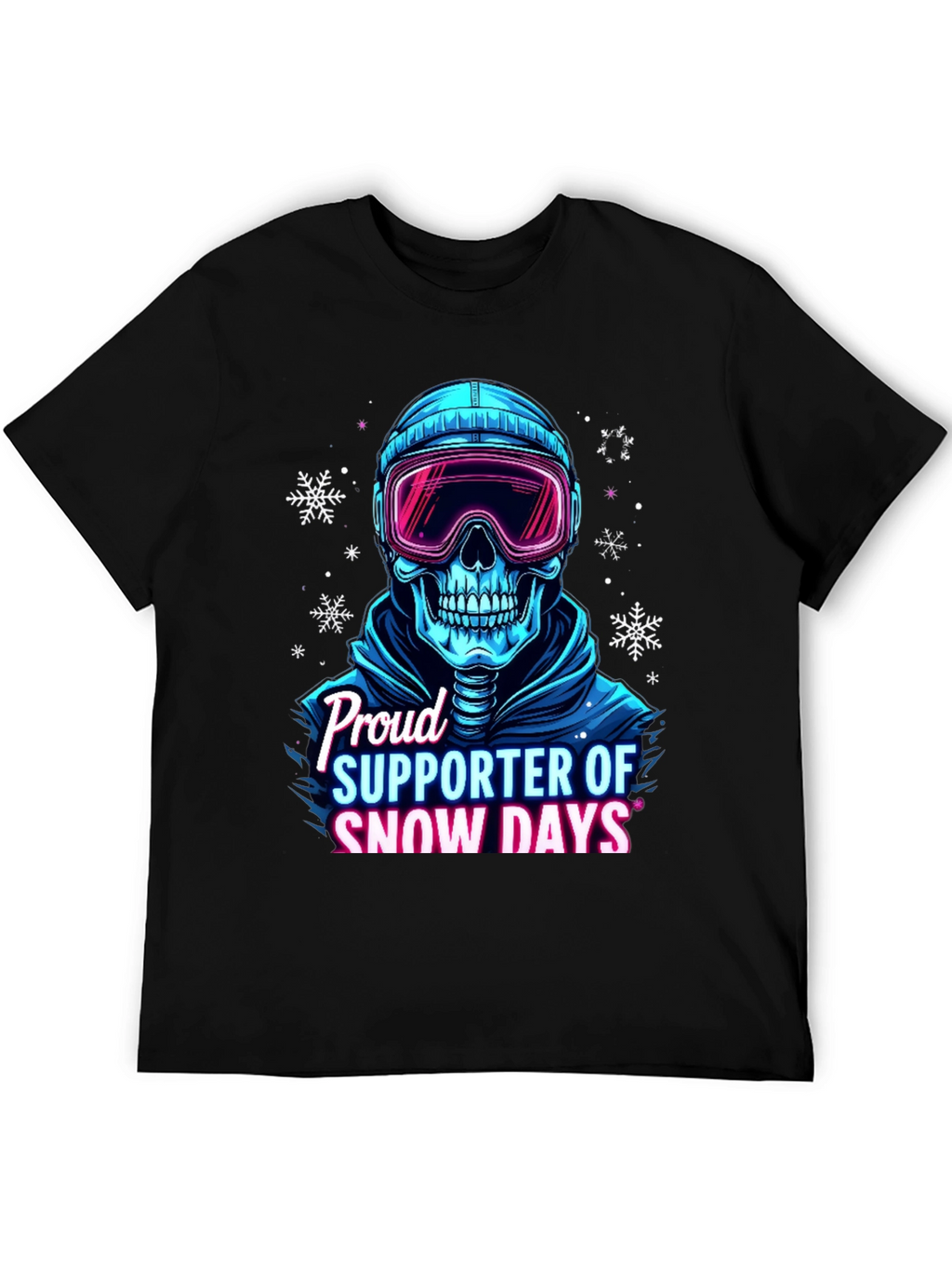 Snow Days Skull T-Shirt