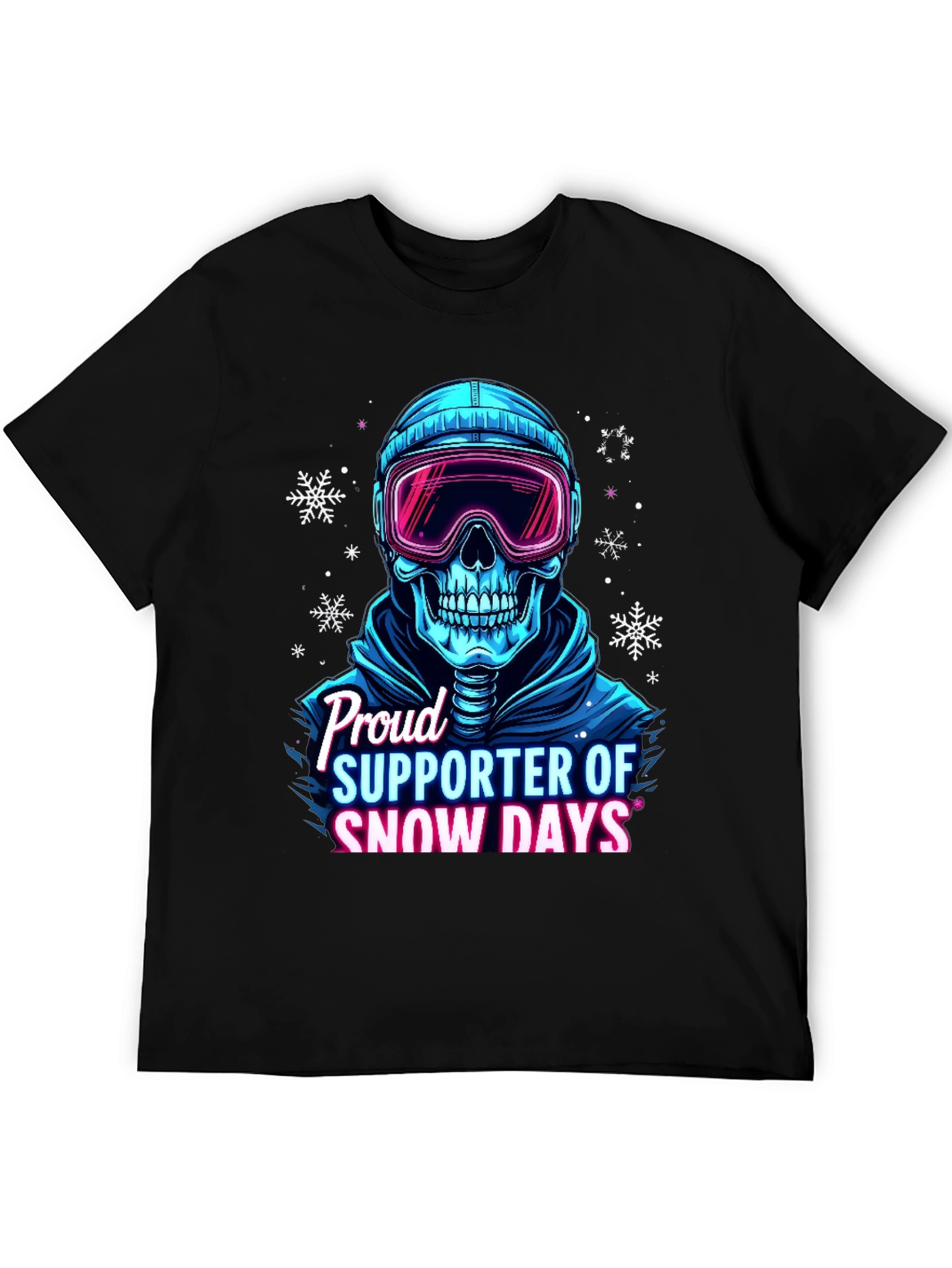 Snow Days Skull T-Shirt