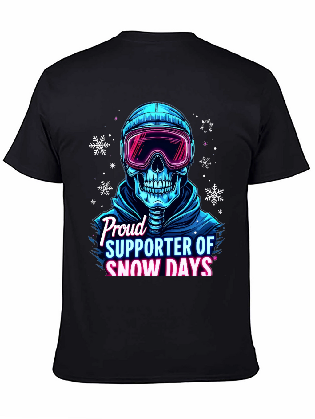 Snow Days Skull T-Shirt