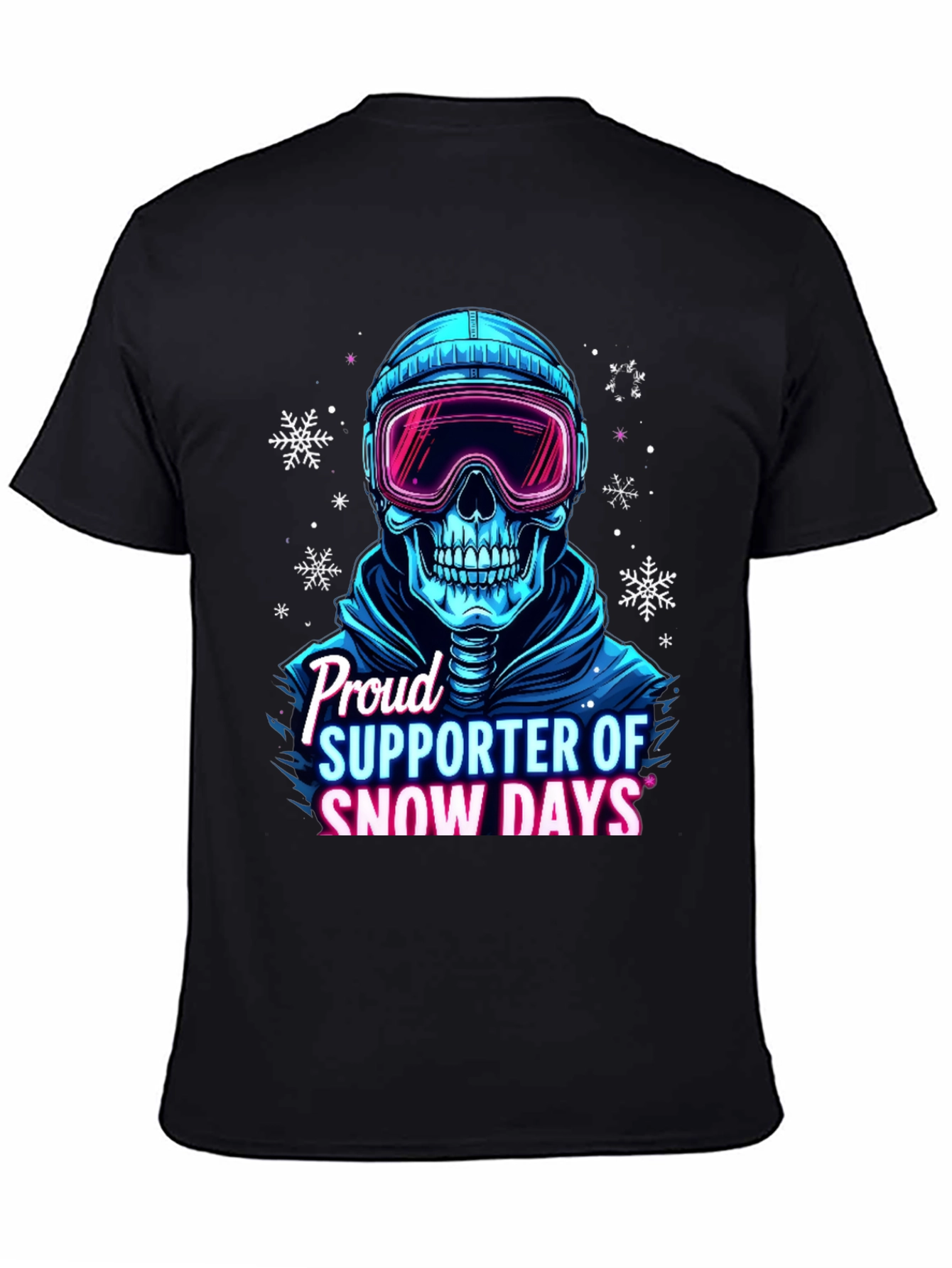 Snow Days Skull T-Shirt