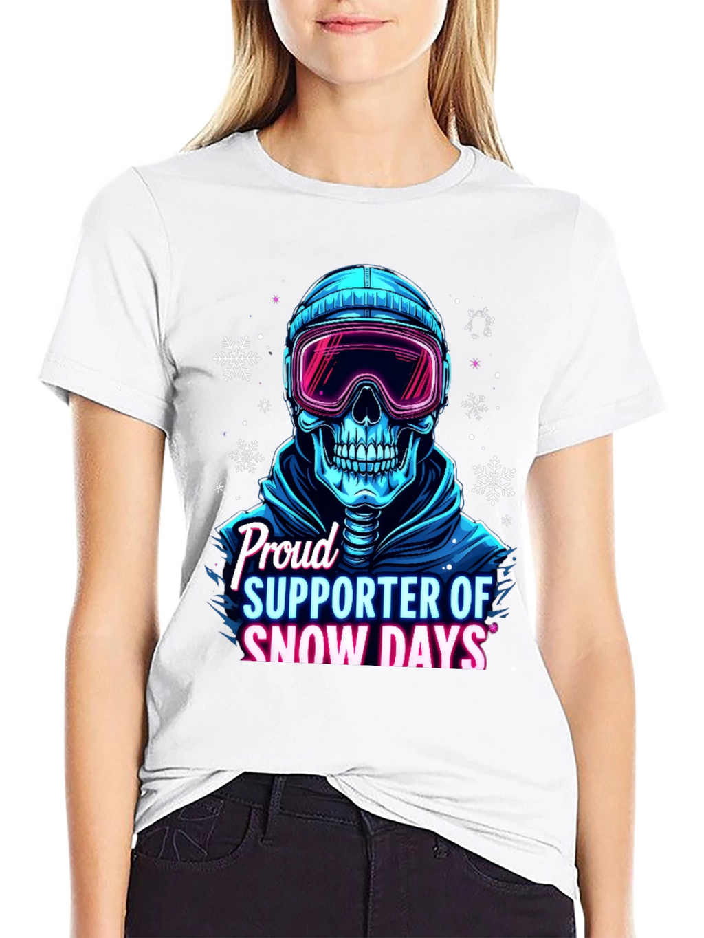 Snow Days Skull T-Shirt