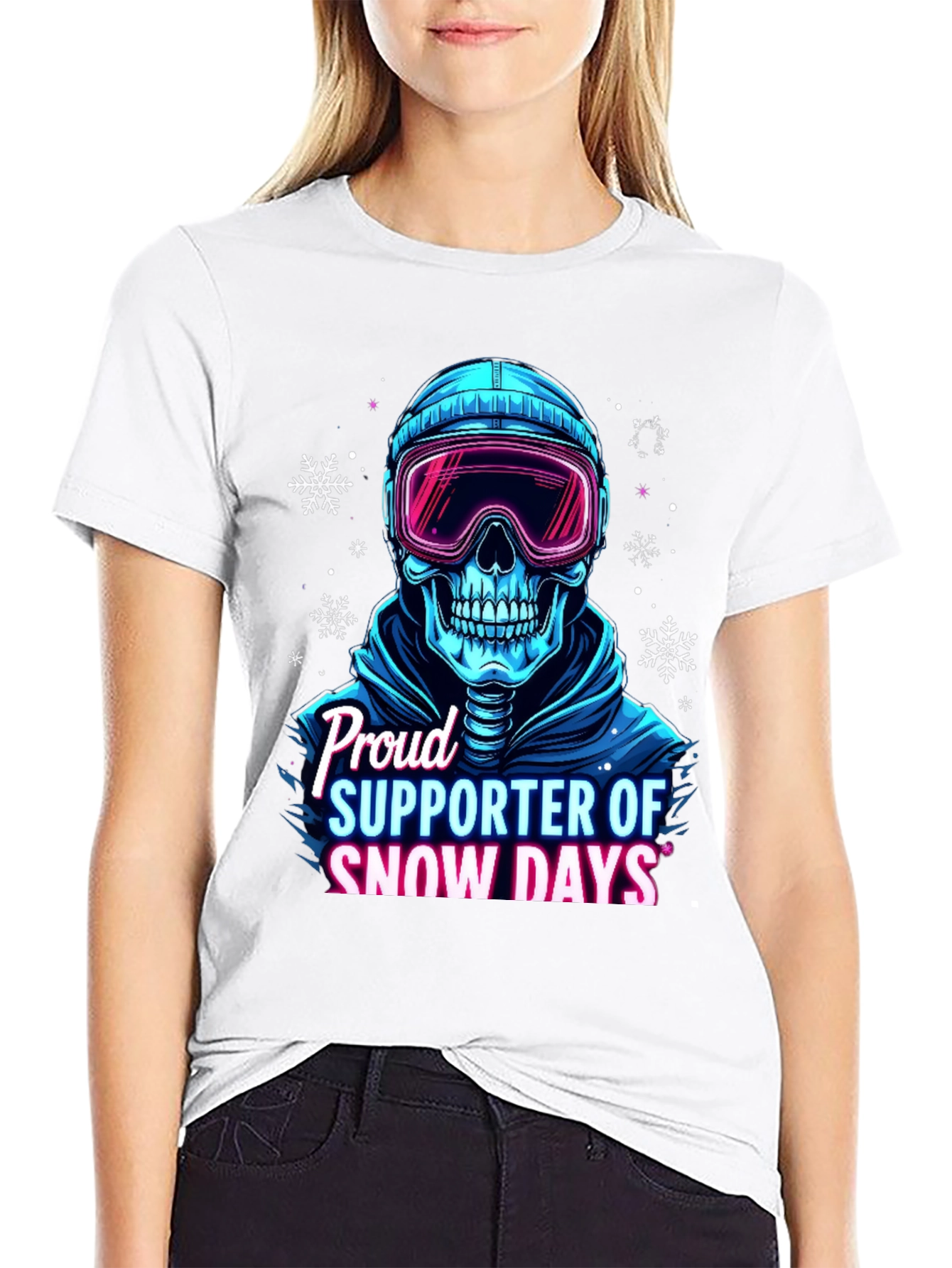 Snow Days Skull T-Shirt
