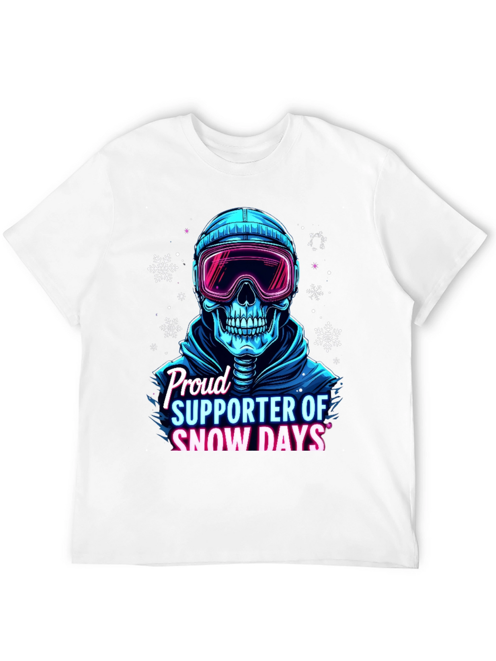 Snow Days Skull T-Shirt