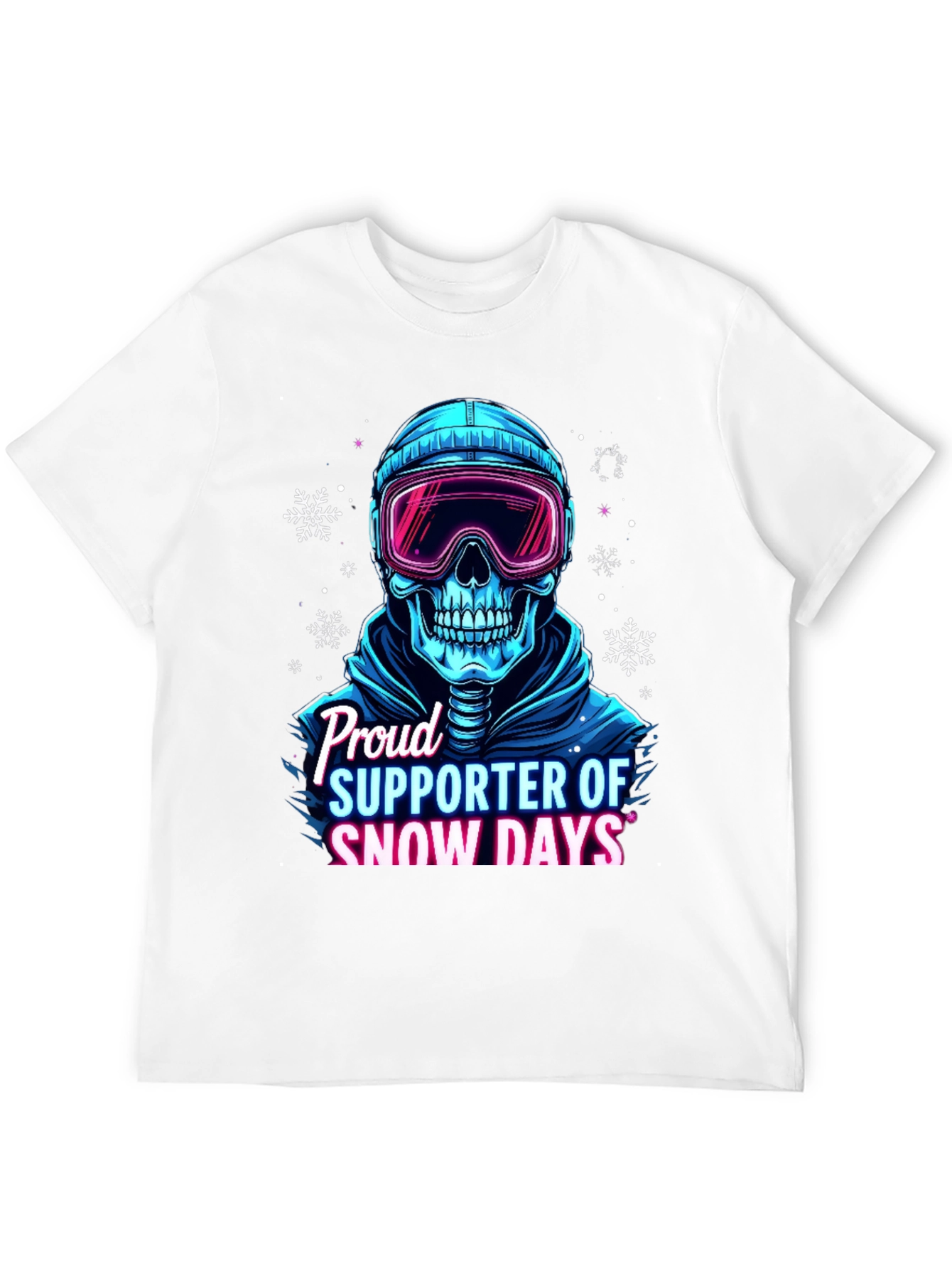 Snow Days Skull T-Shirt