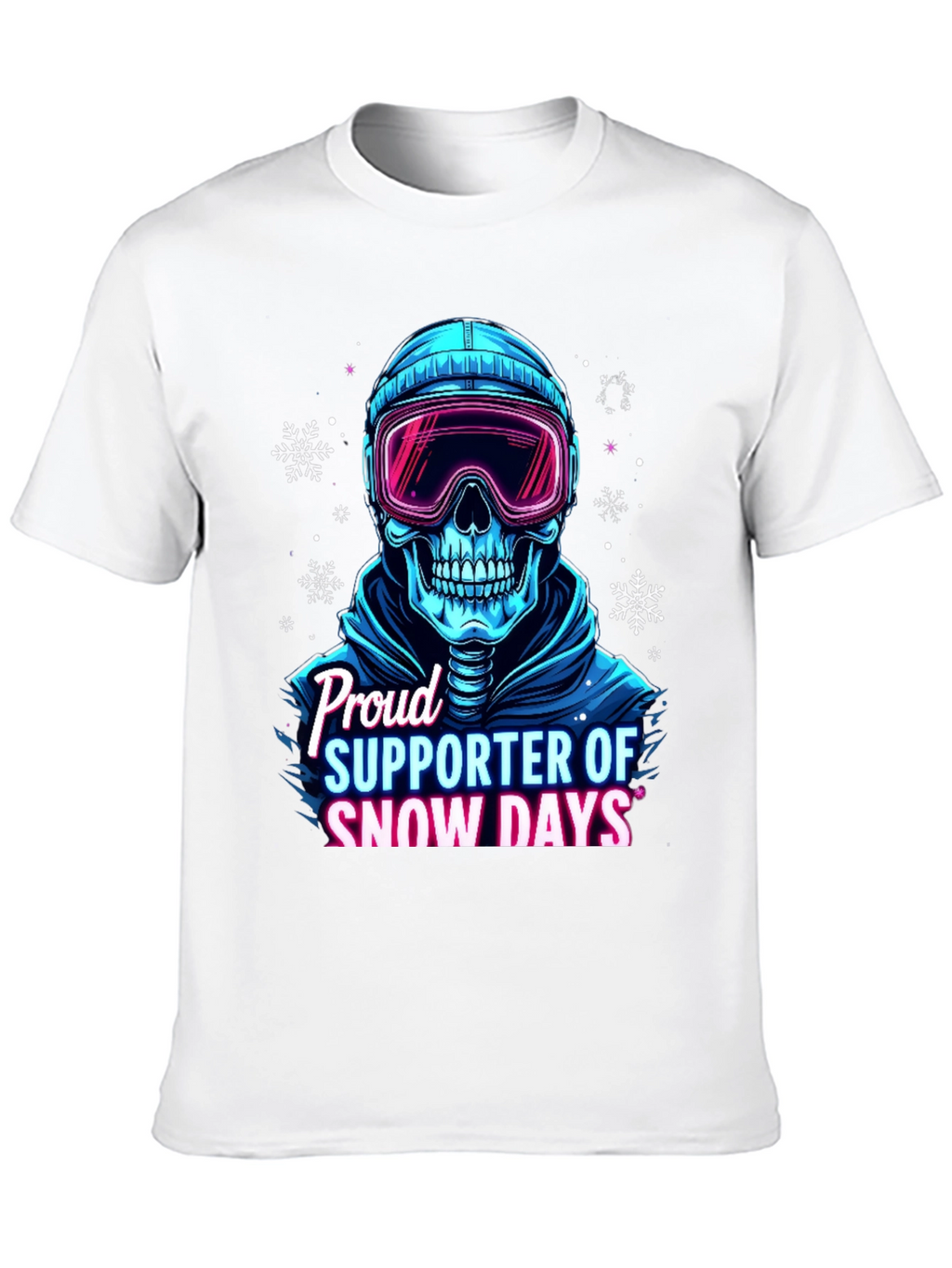 Snow Days Skull T-Shirt