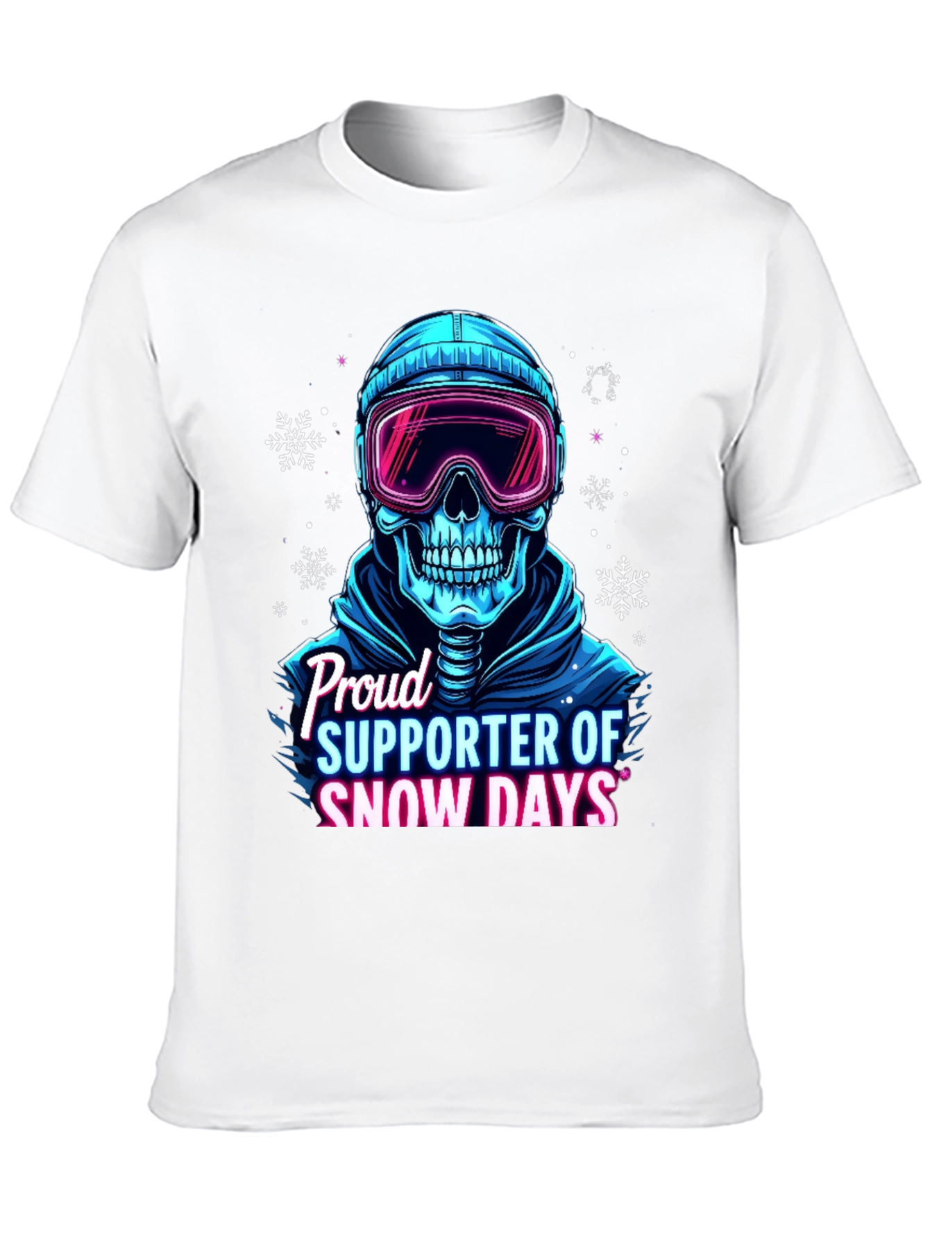 Snow Days Skull T-Shirt