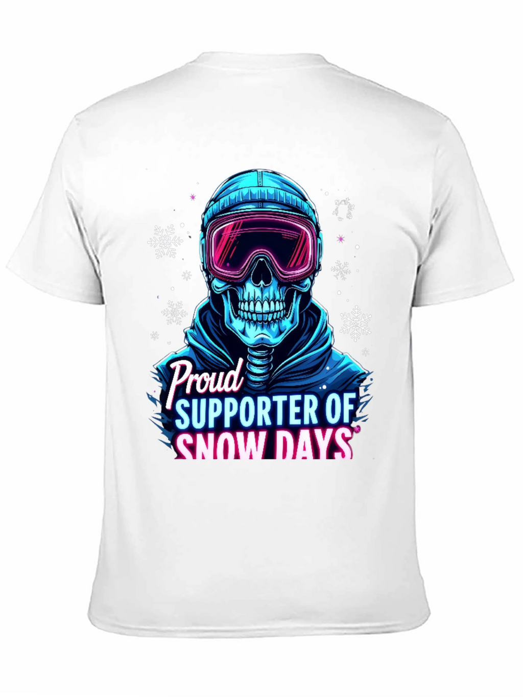 Snow Days Skull T-Shirt