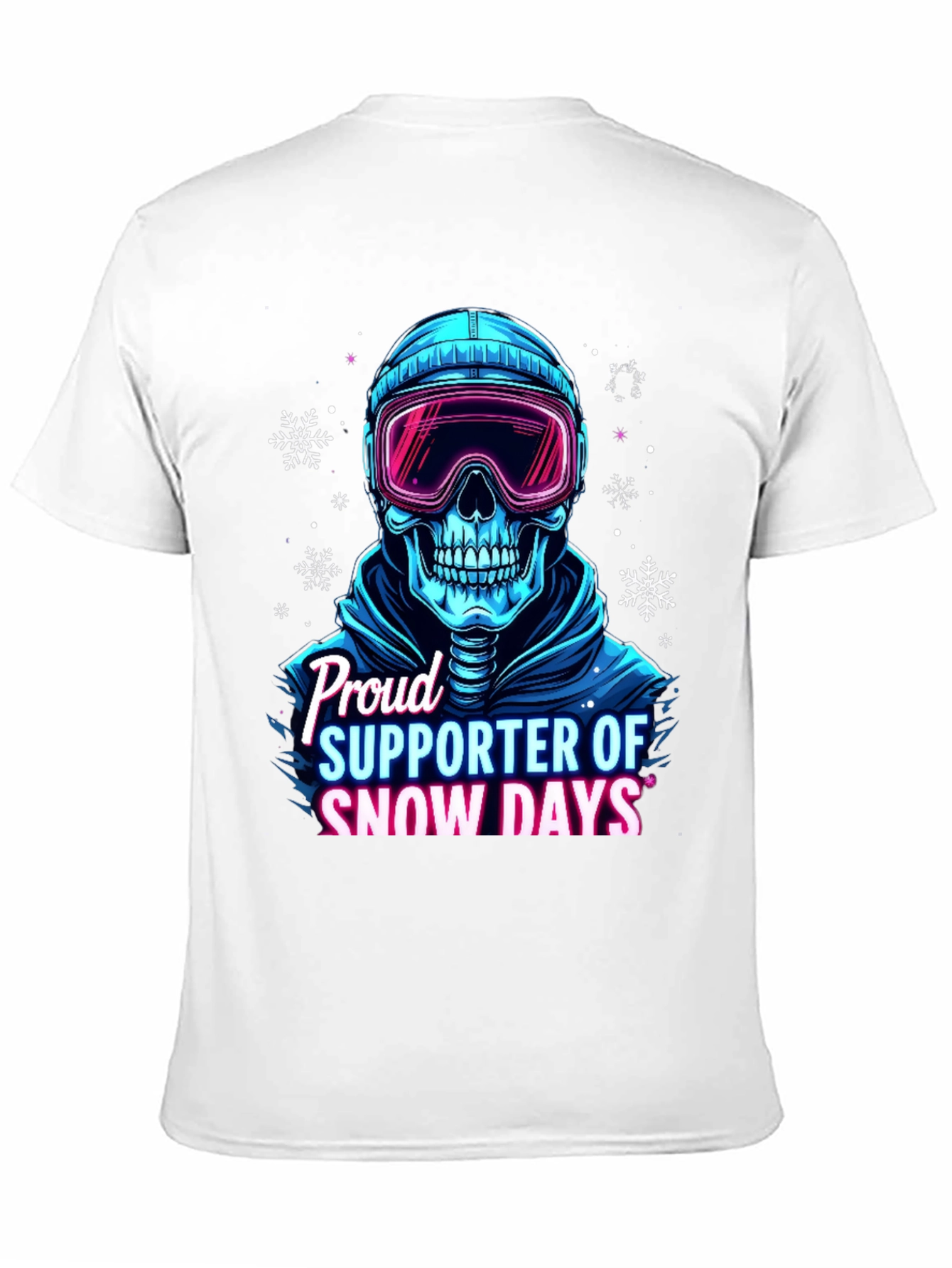 Snow Days Skull T-Shirt