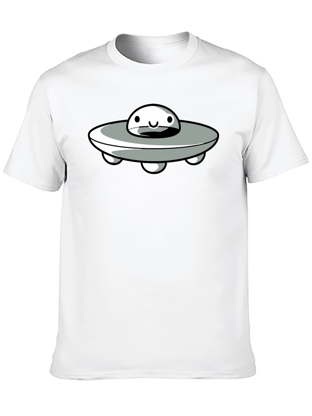 UFO Graphic Tee - Black Cotton Blend