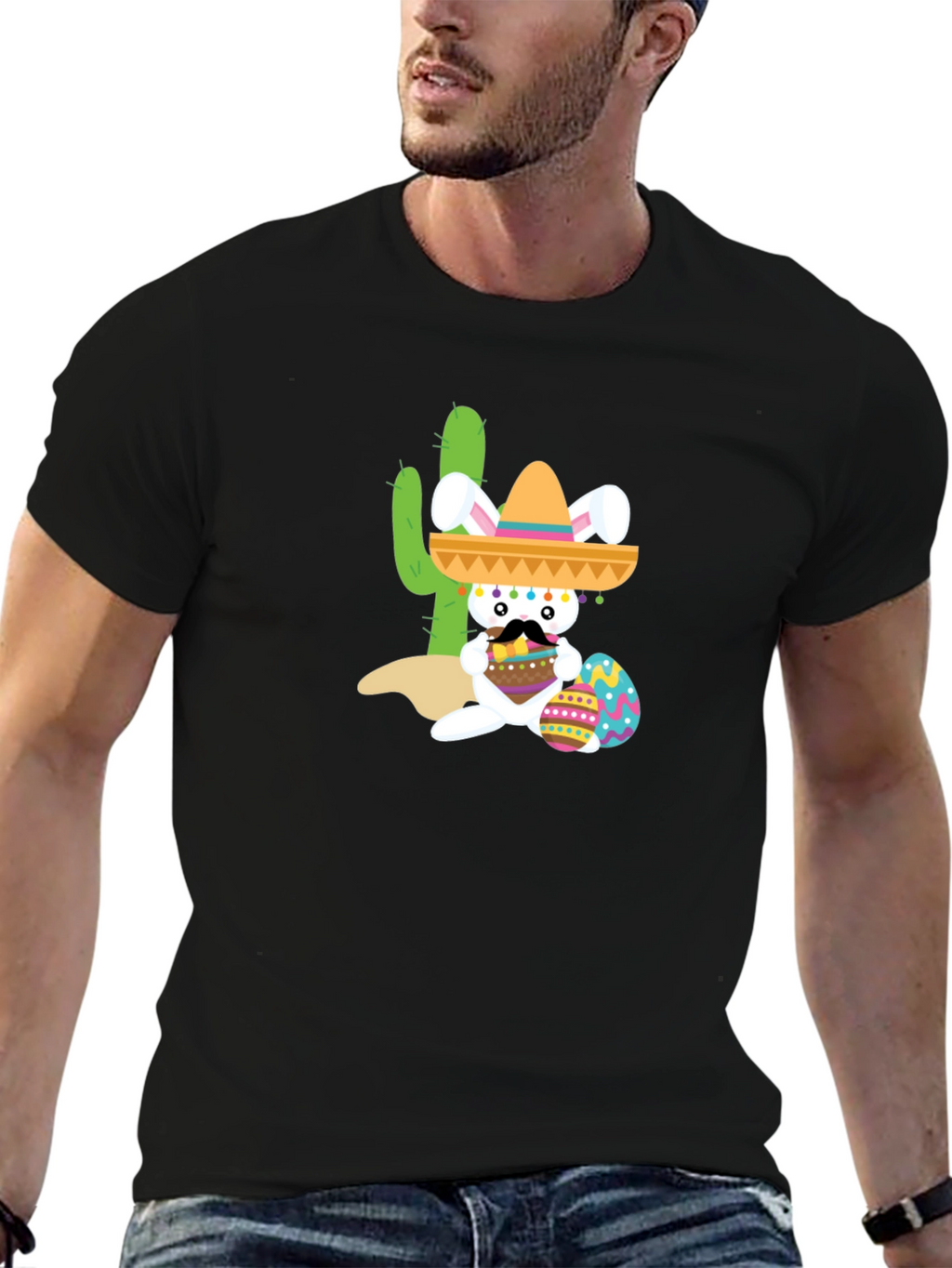 Fiesta Bunny Tee: Mexican Easter Celebration Shirt